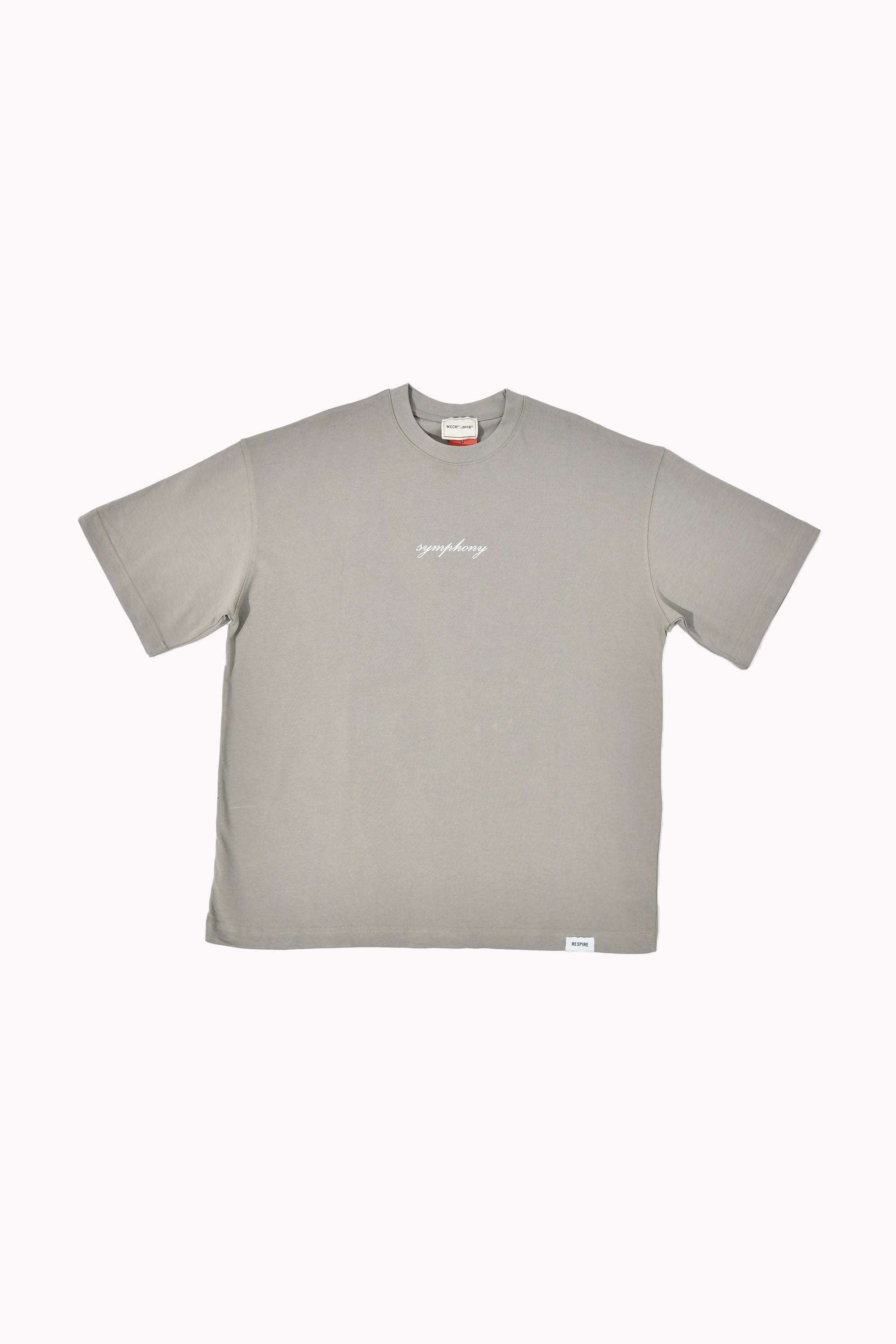 Men Grey "Symphony" T-shirt by WECRE8