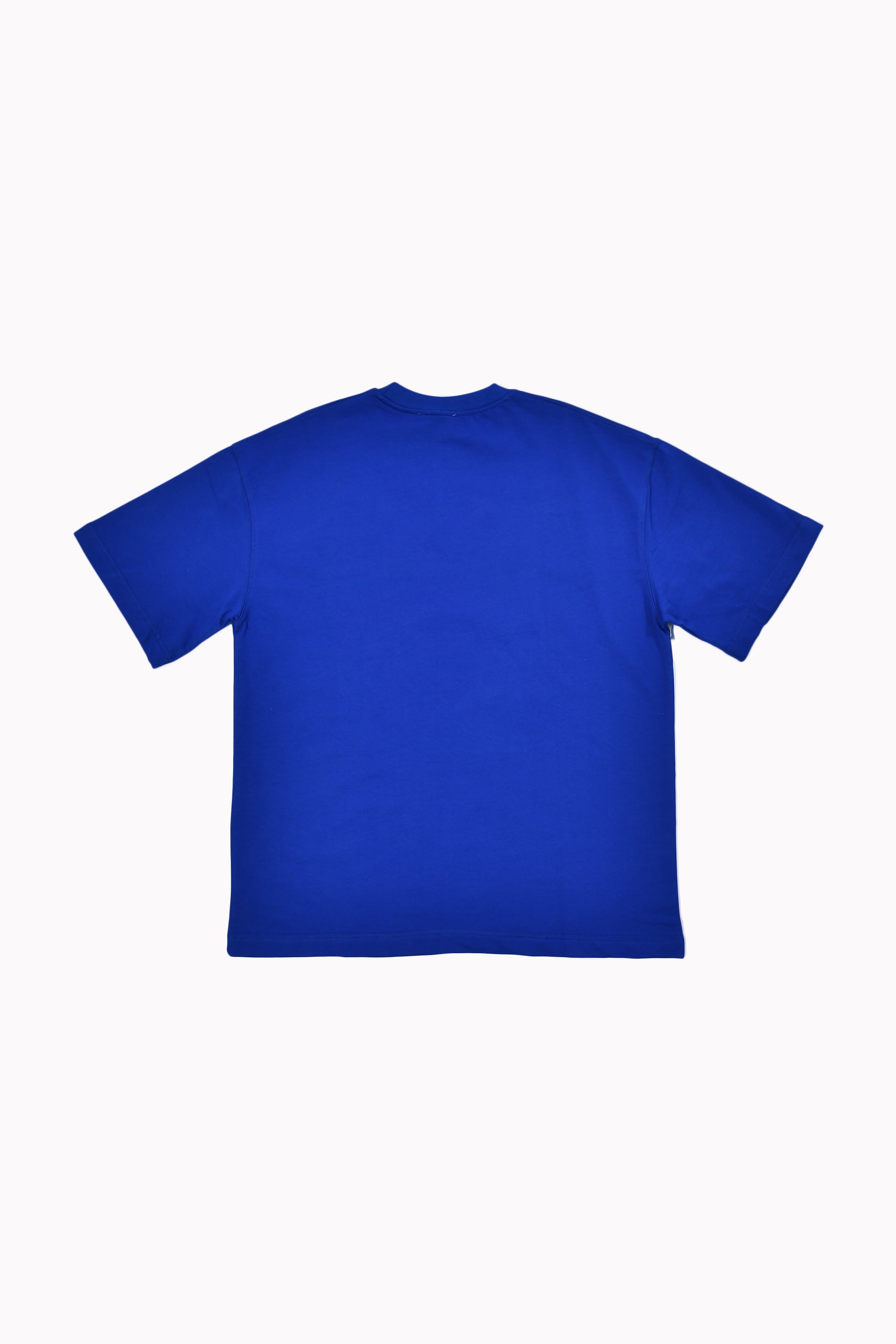 Men Blue Plain T-Shirt by WECRE8