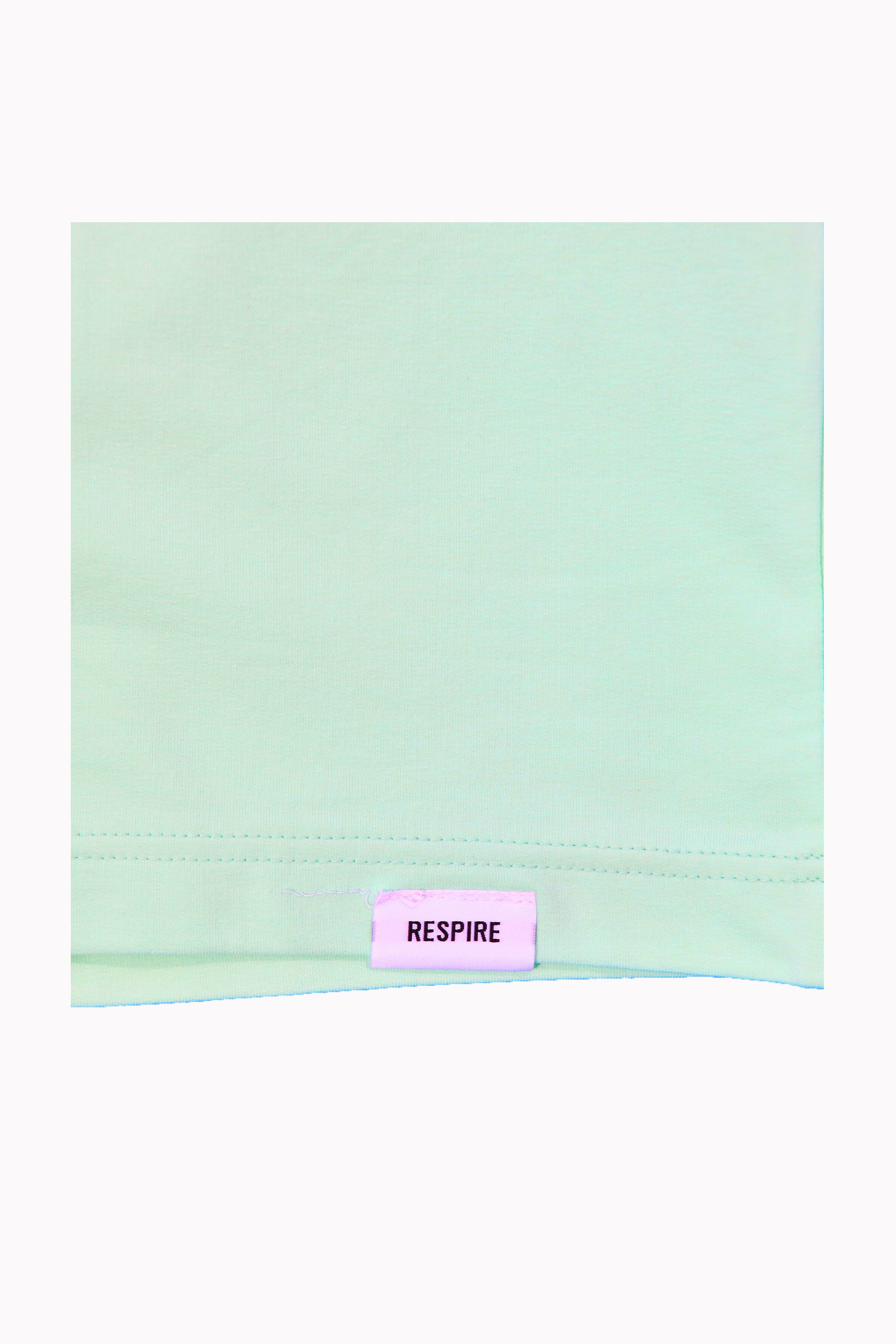 Men Mint Green Plain T-Shirt by WECRE8