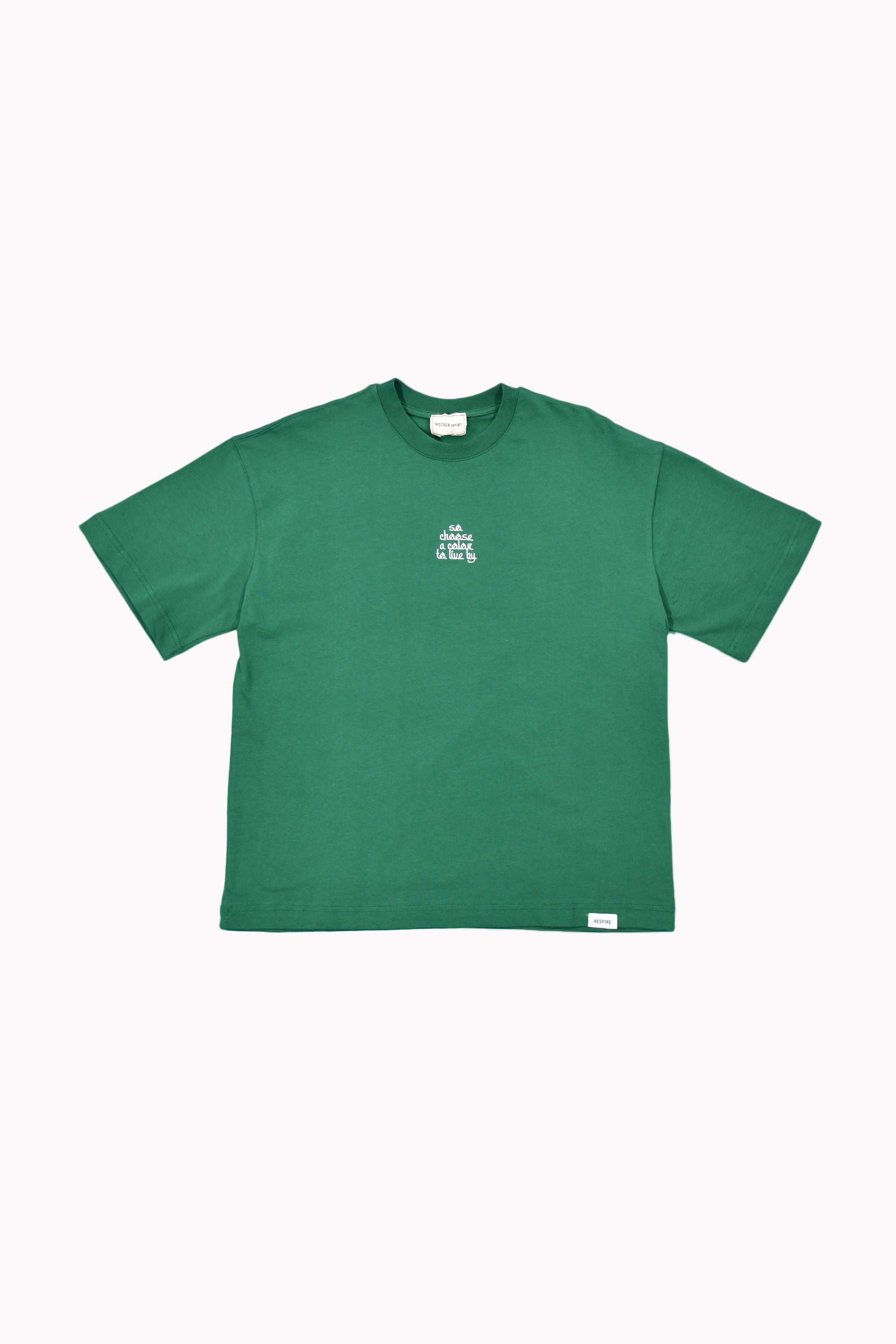 Men Green Graphic T-Shirt by WECRE8