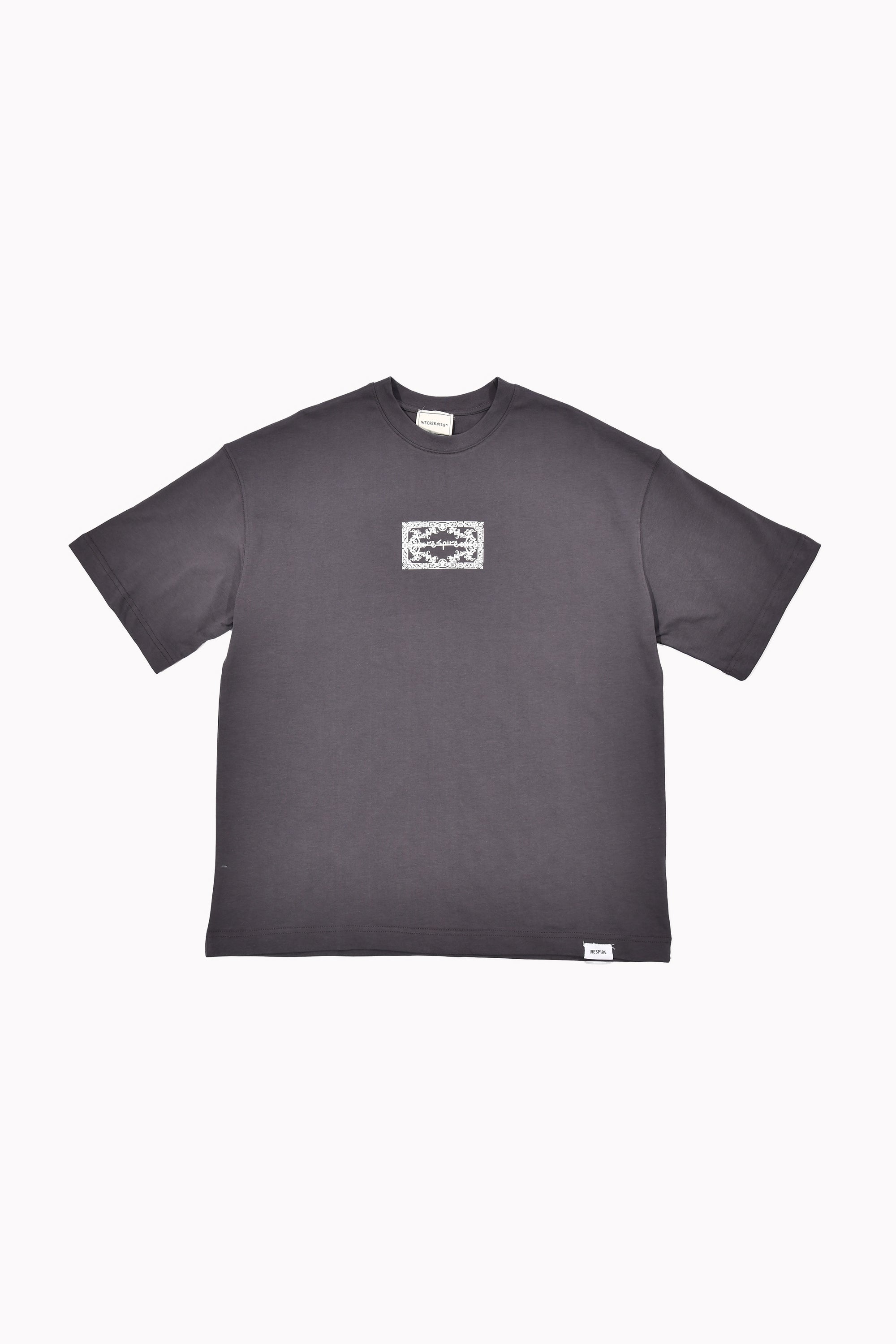 Men Grey "Despire" T-shirt by WECRE8