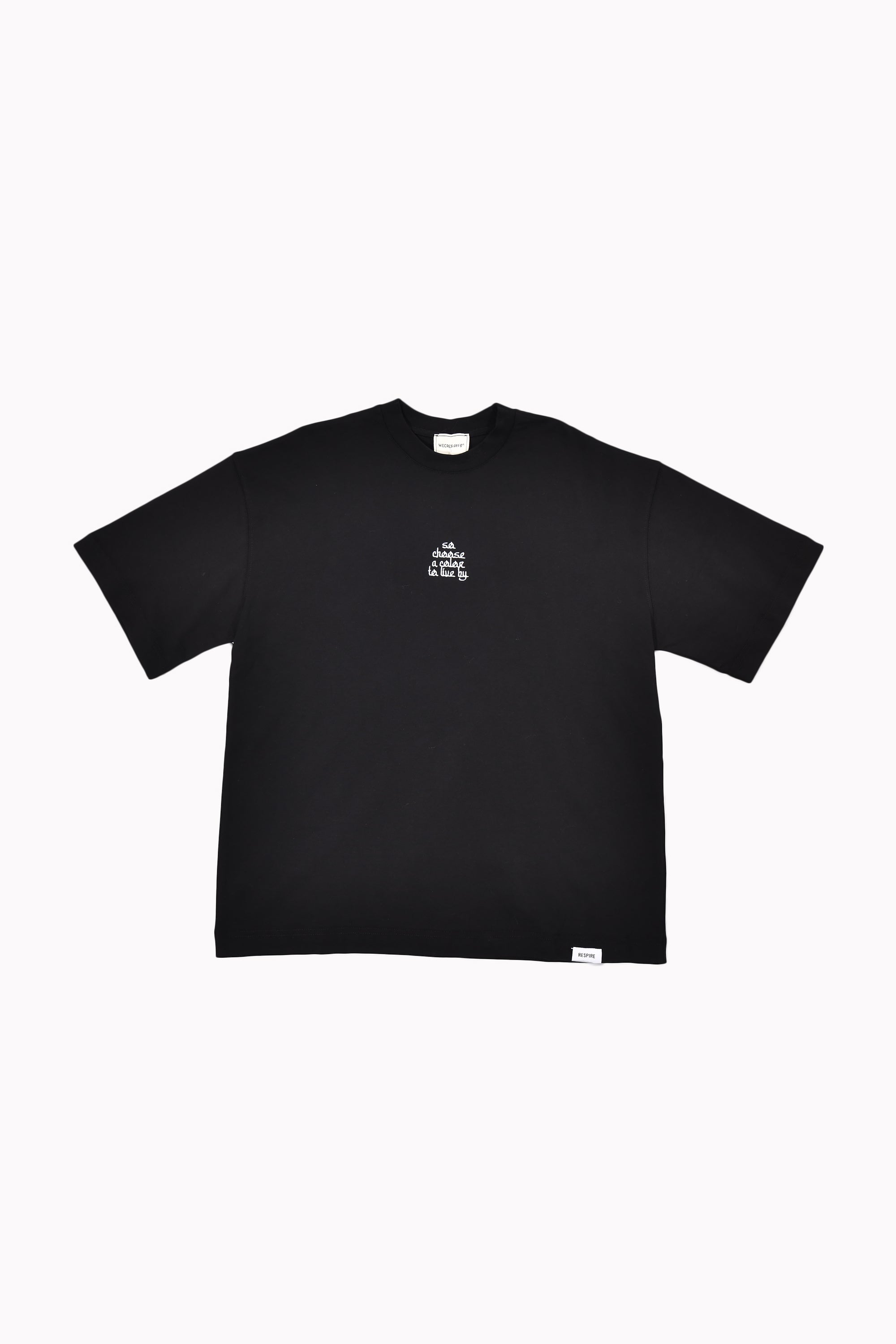 Men Black Vibrant Graphic T-Shirt by WECRE8