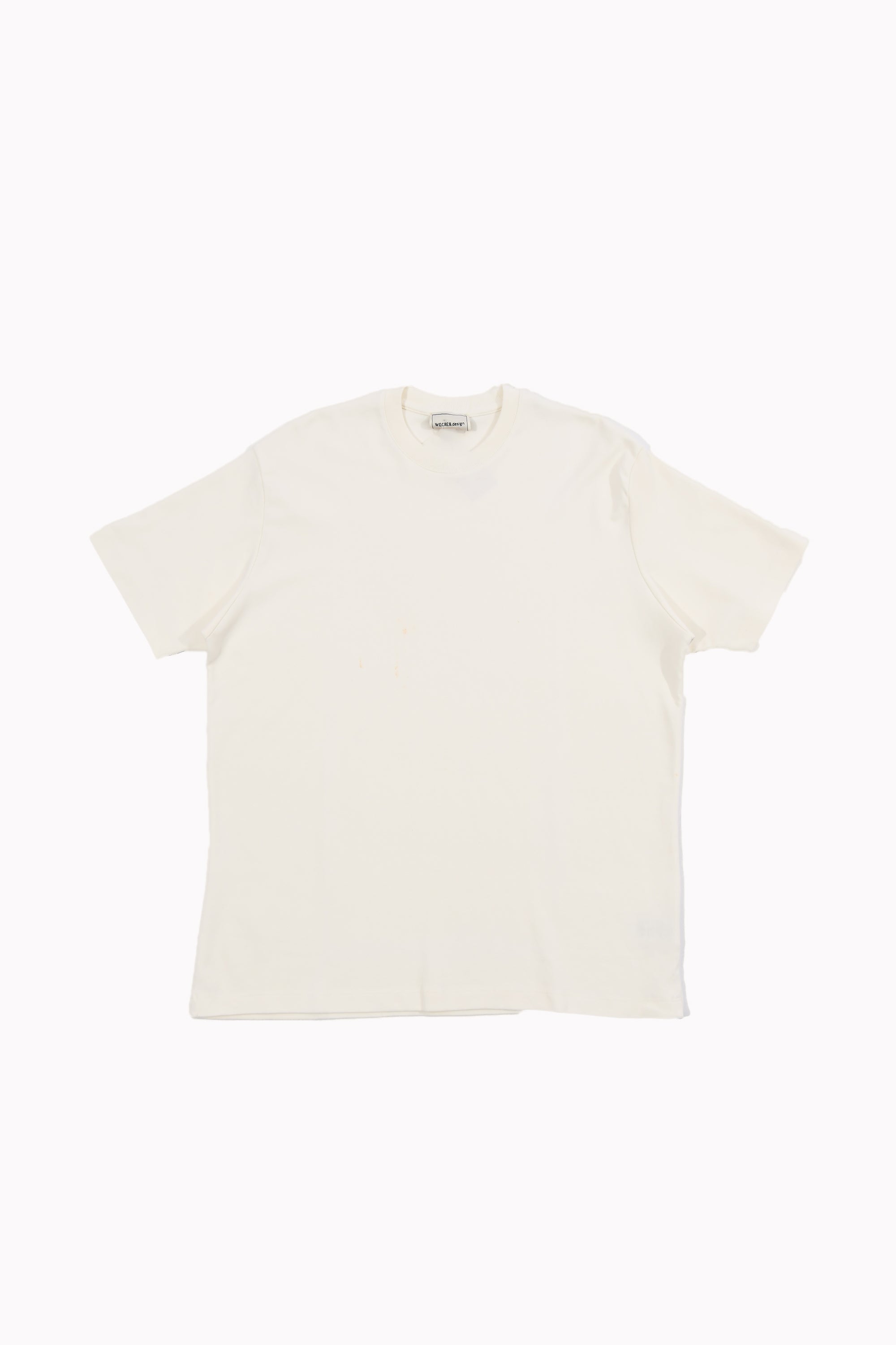 Men White Plain Classic T-Shirt by WECRE8