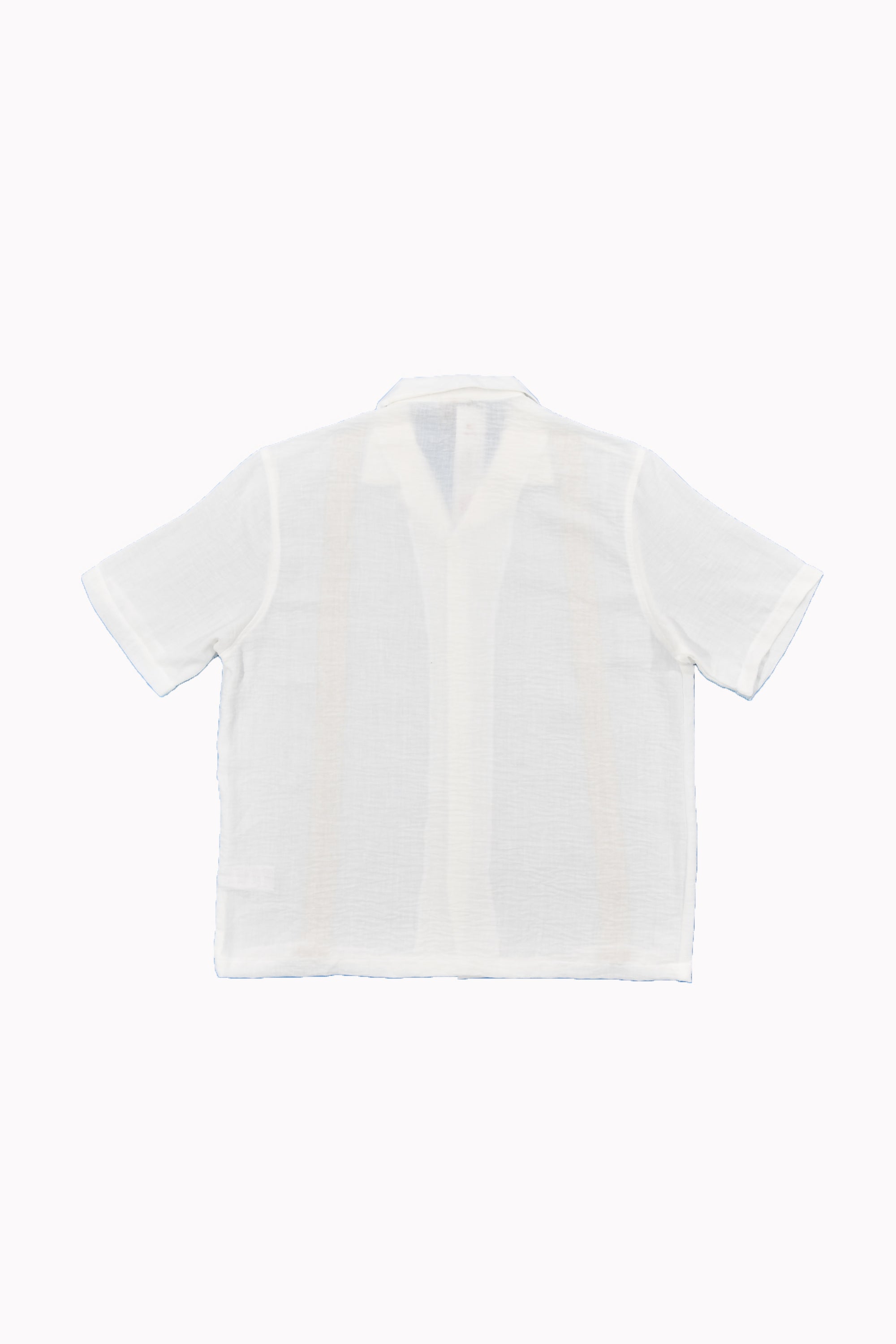 Men White Classic Embroidery Shirt by WECRE8