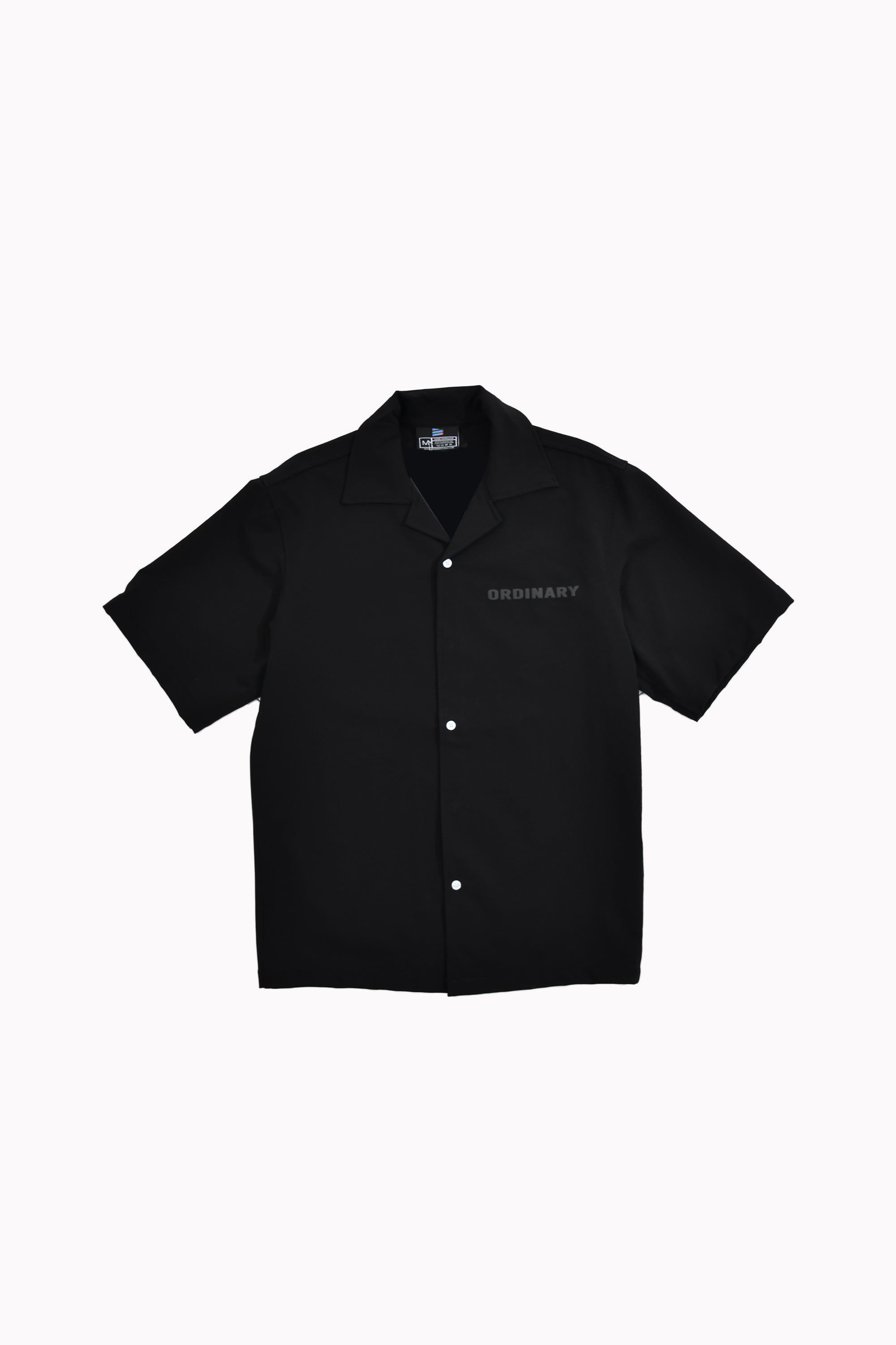 Black Geometric Shirt by Ordinary Clothes