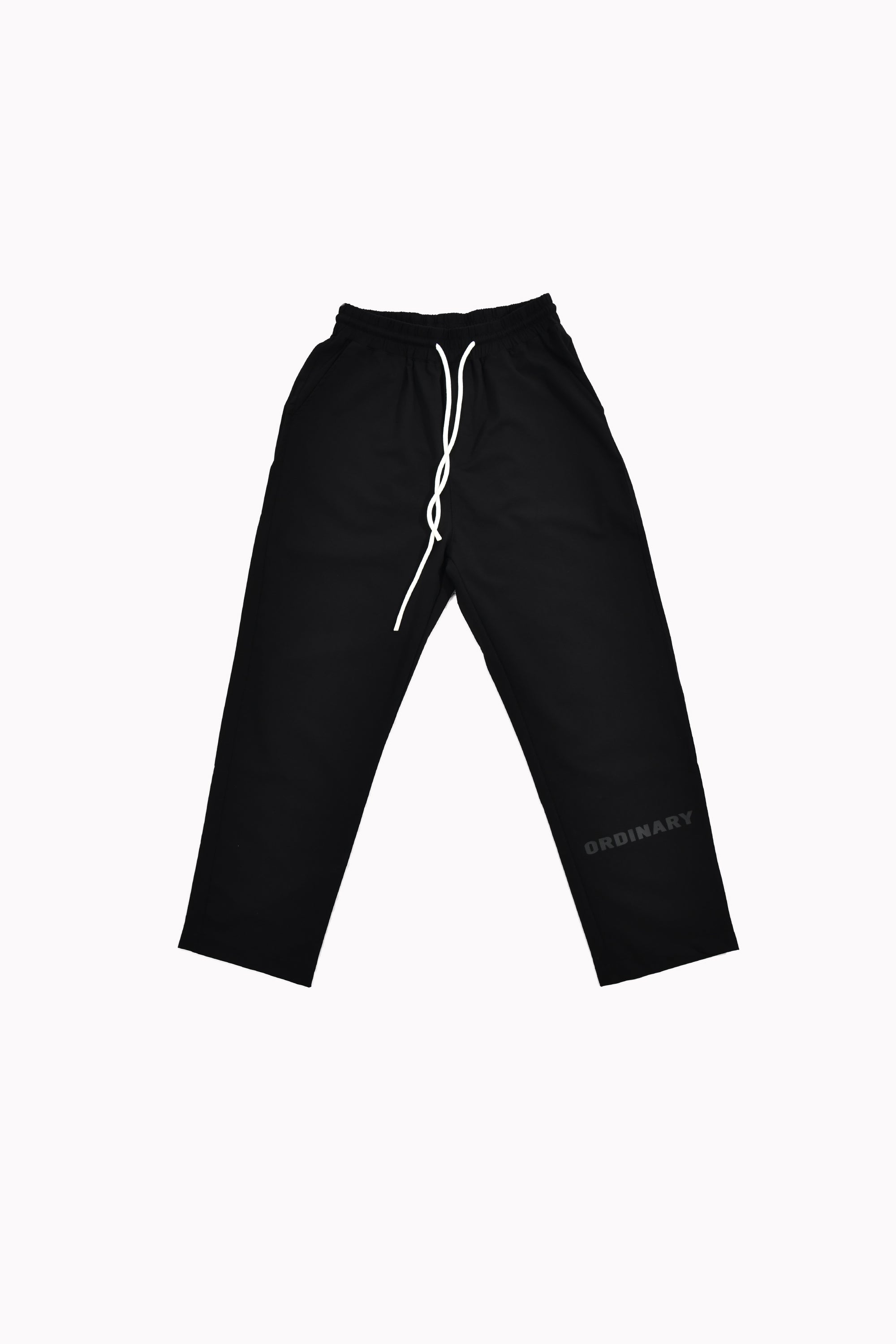 بنطال رياضي مطاطي أسود من Ordinary Clothes