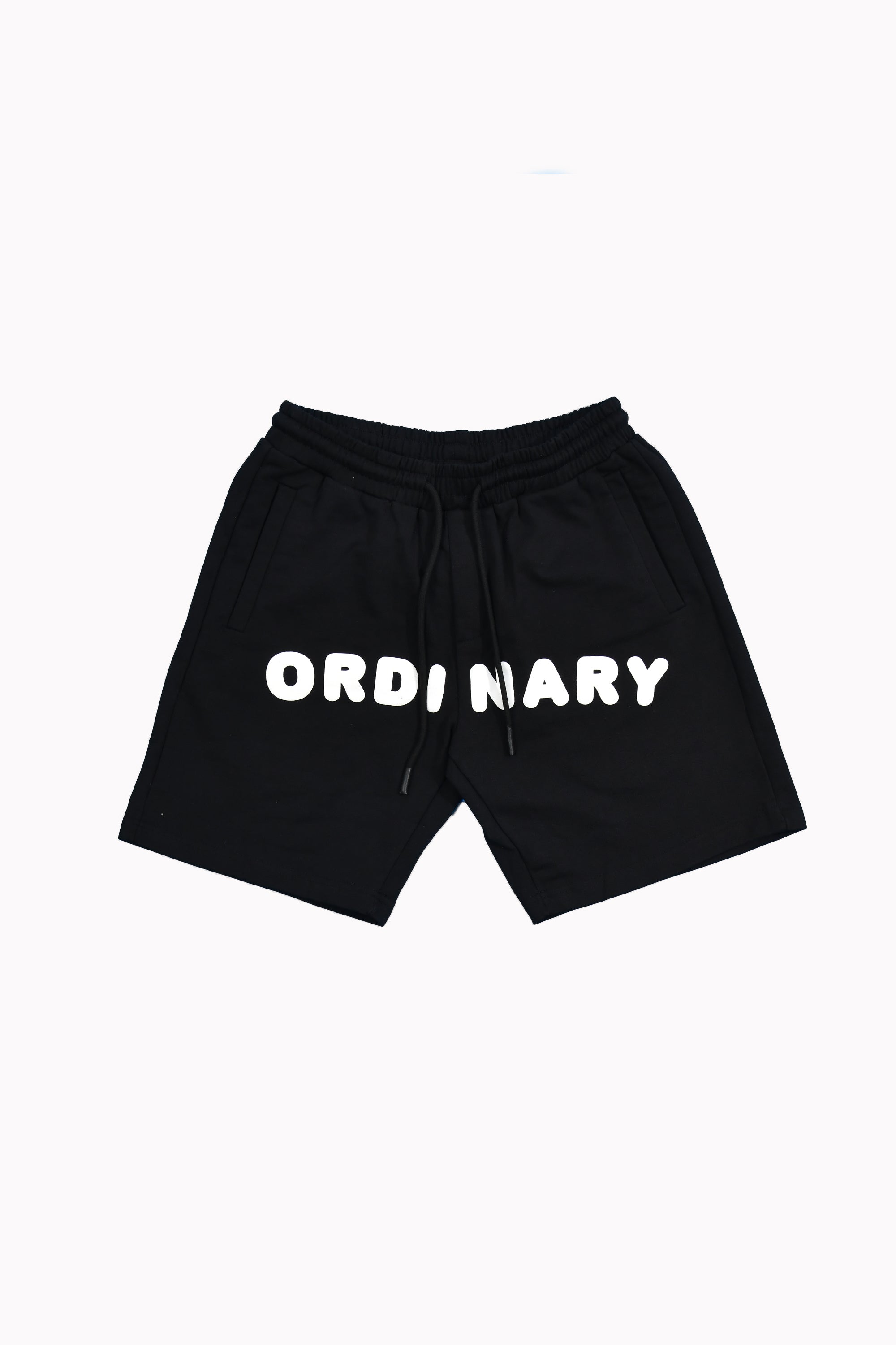 شورت "ORDINARY" مطاطي أسود من Ordinary Clothes