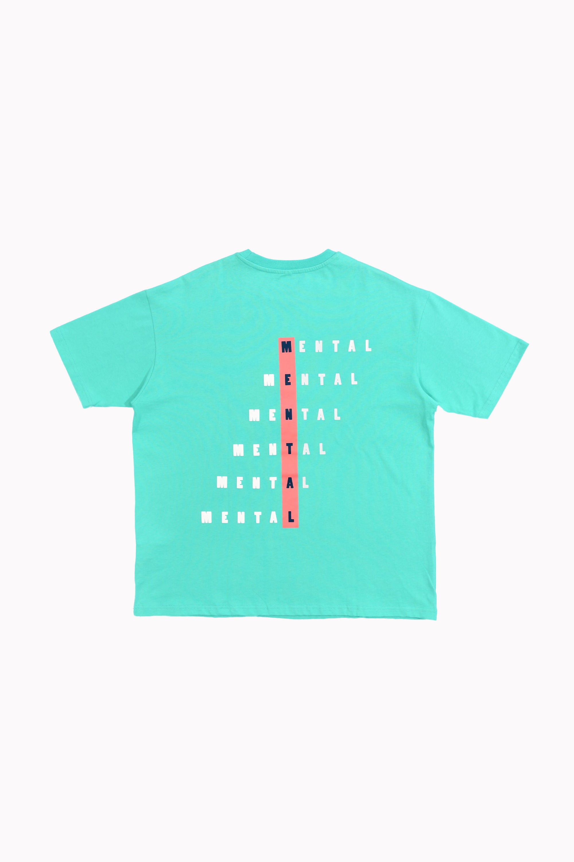 Turquoise "MNTL" T-Shirt by Mental
