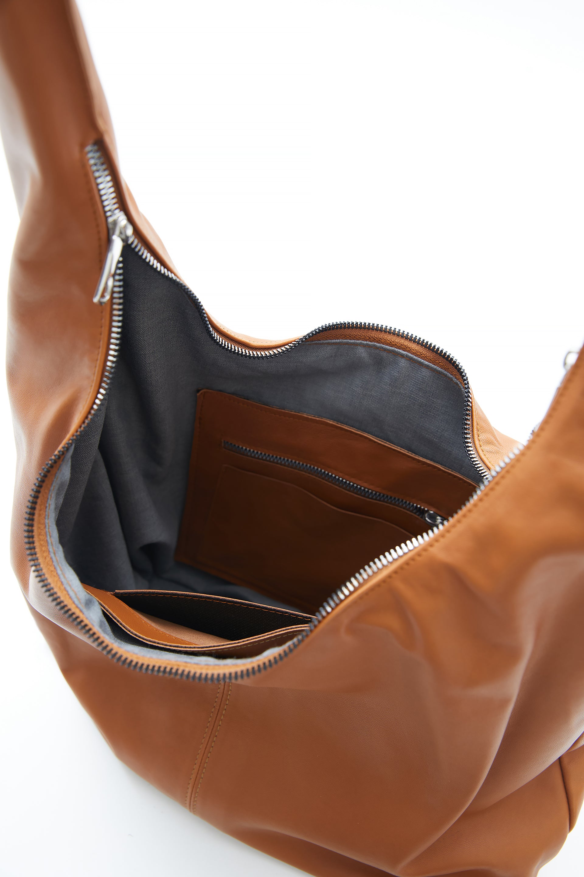 Warm Caramel Slouchy Hobo Bag by WECRE8