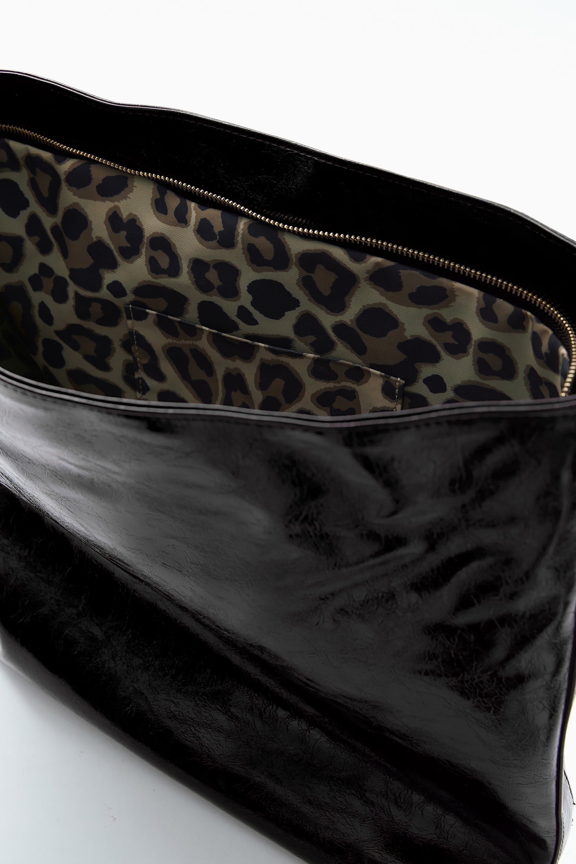 Black Hobo Shoulder Bag by WECRE8