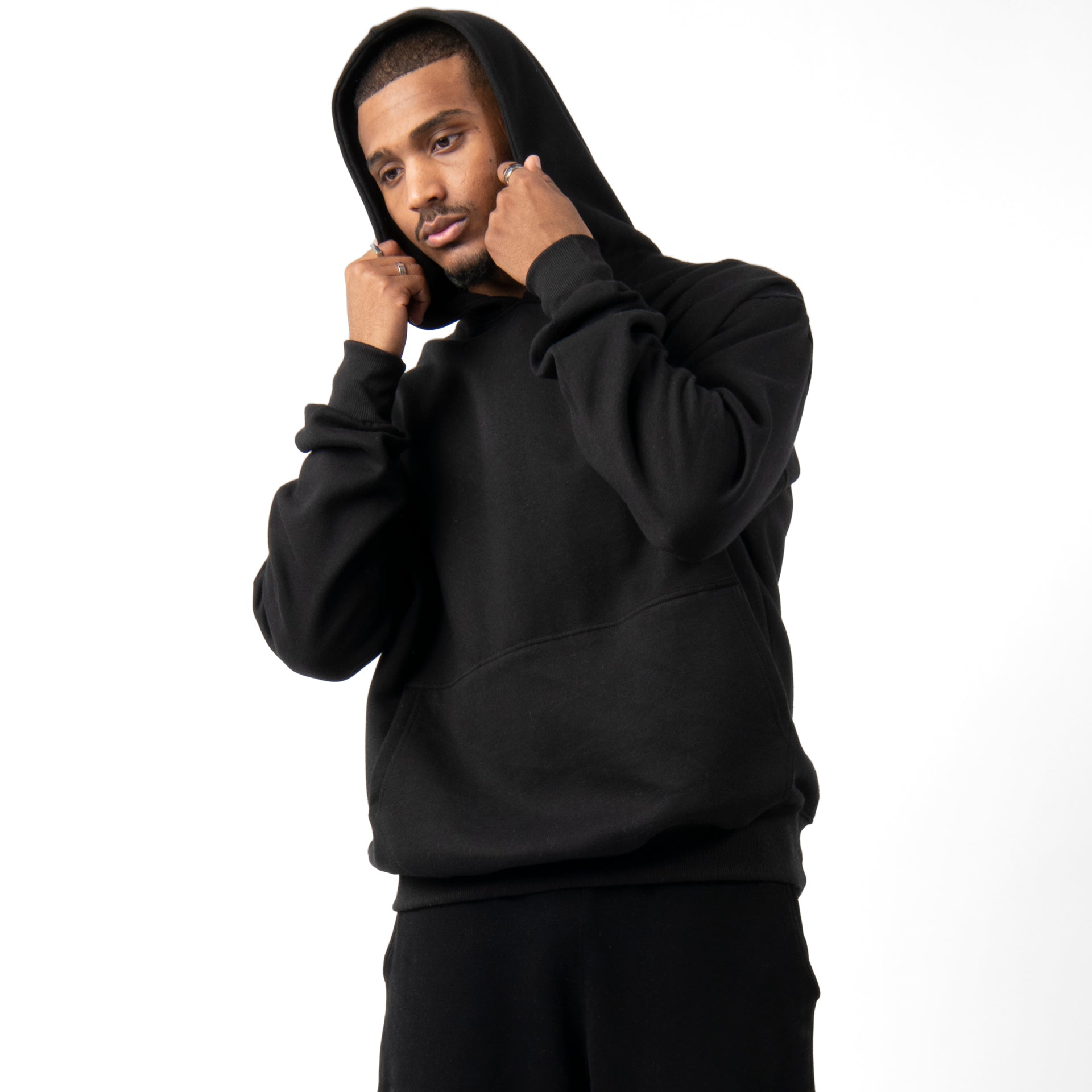 Black Overthinking Hoodie From The Great Tshirt - WECRE8
