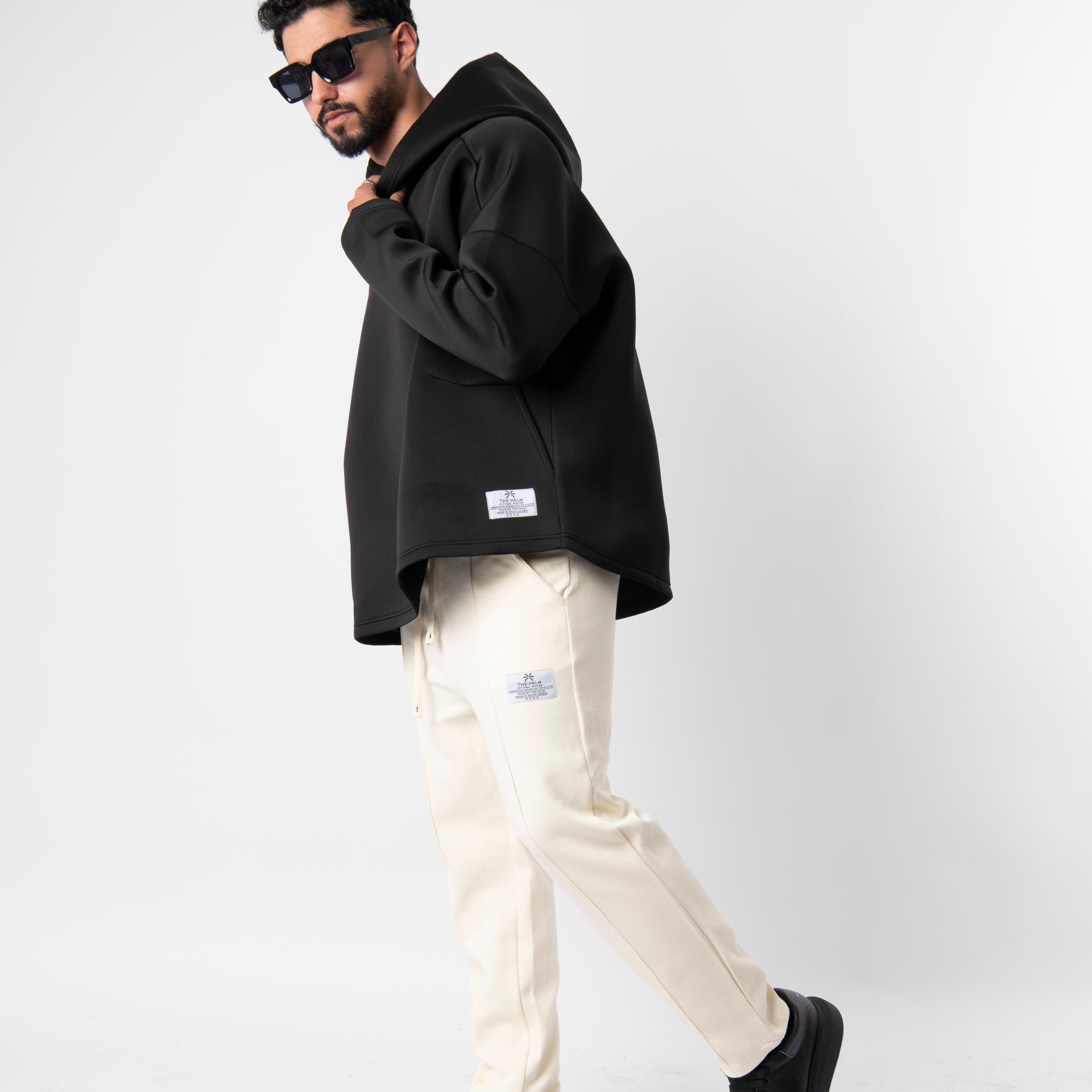 Black Spring Oversize Hoodie From The Palm - WECRE8