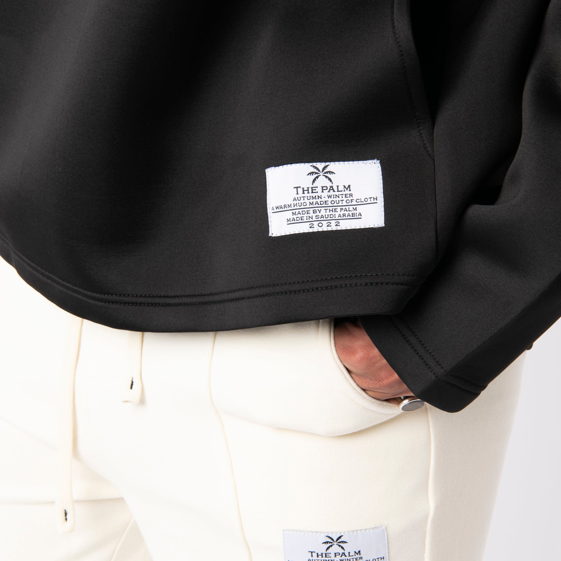 Black Spring Oversize Hoodie From The Palm - WECRE8