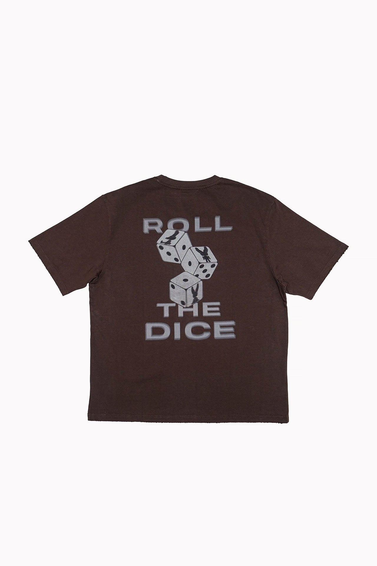 Brown T-shirt "The Dice" by Brandtionary