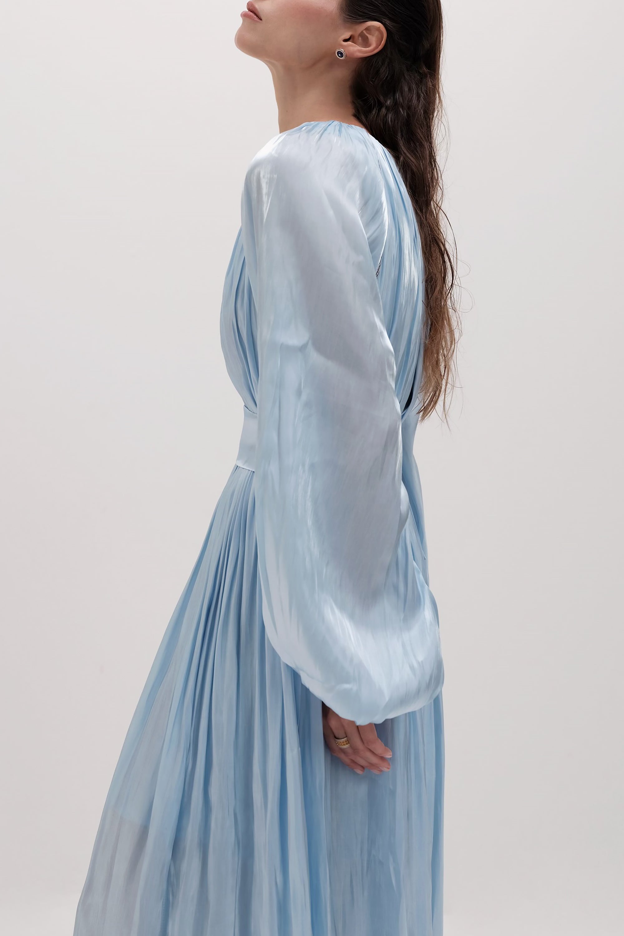 Blue Fressia Maxi Dress by Baruni