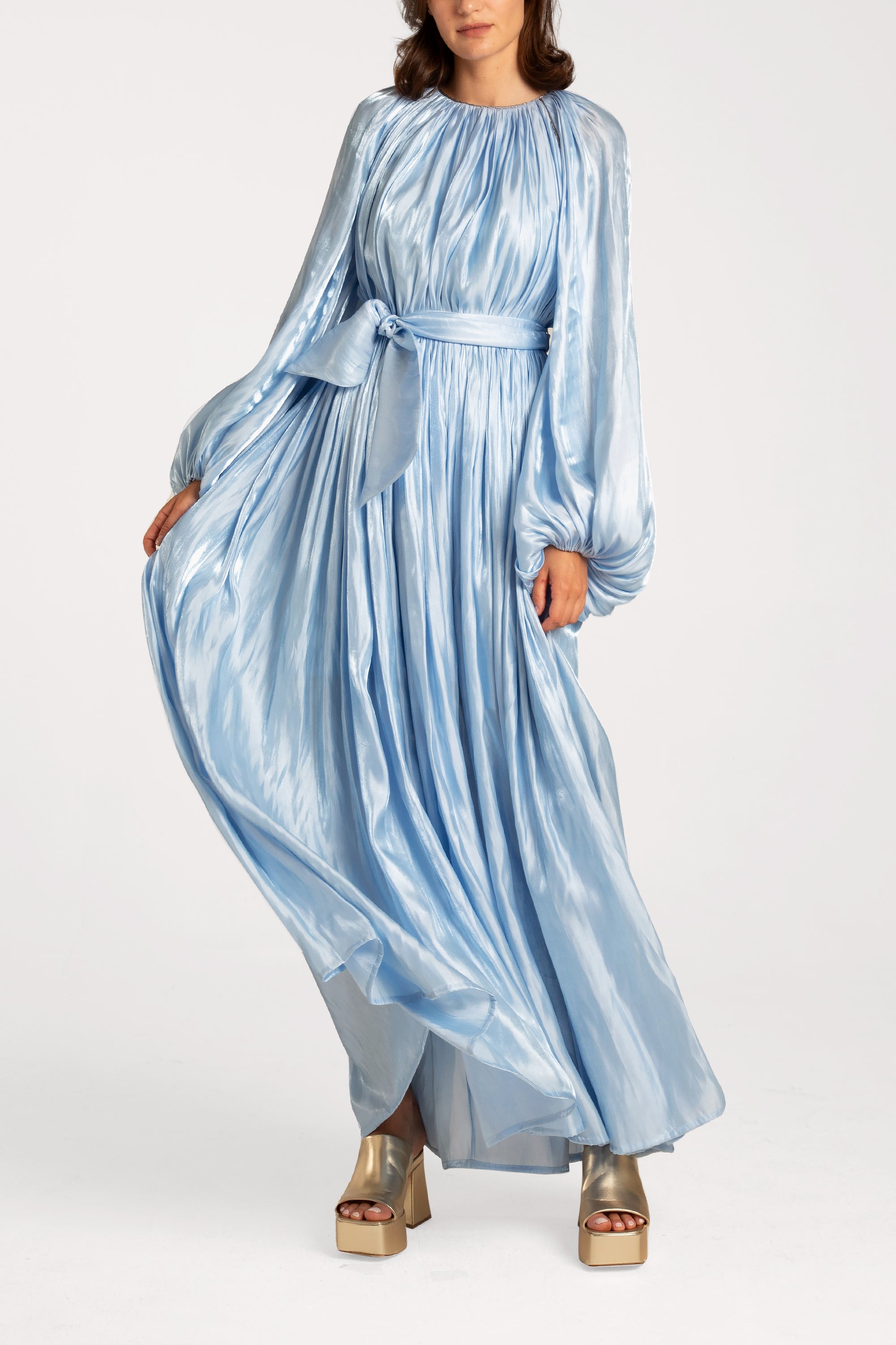 Blue Fressia Maxi Dress by Baruni