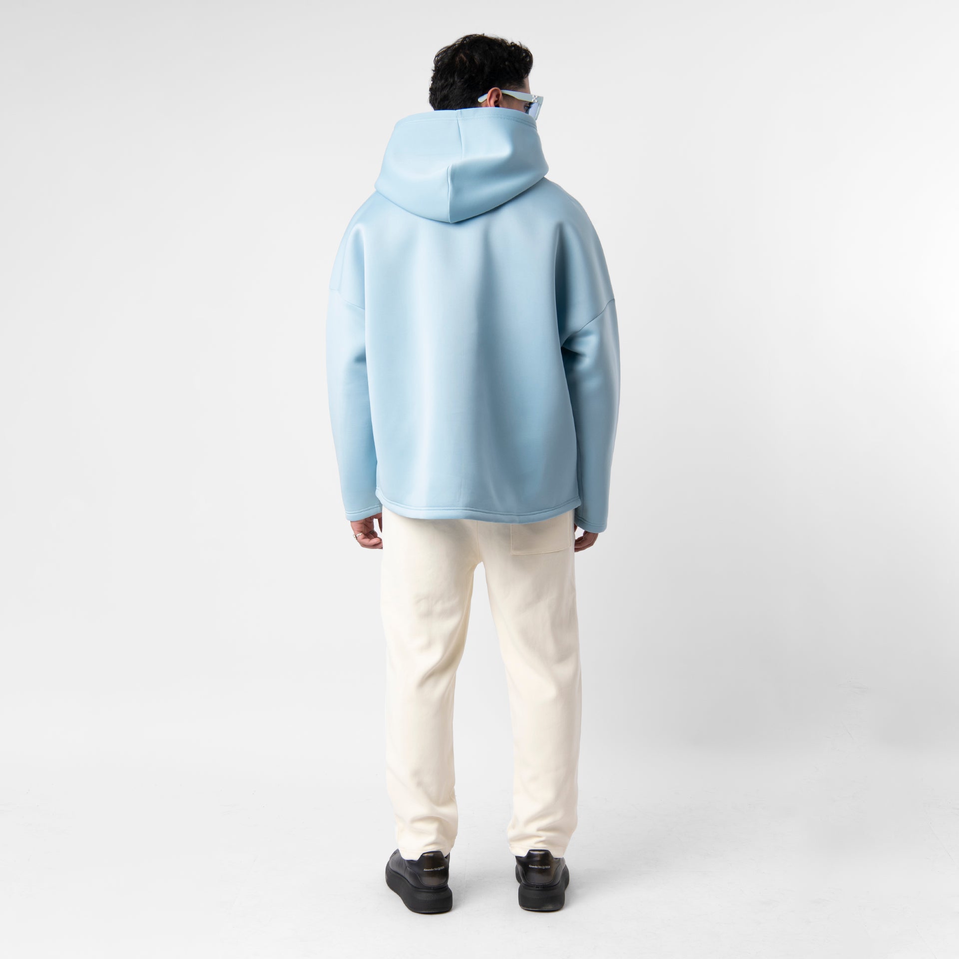 Light Blue Spring Oversize Hoodie From The Palm - WECRE8