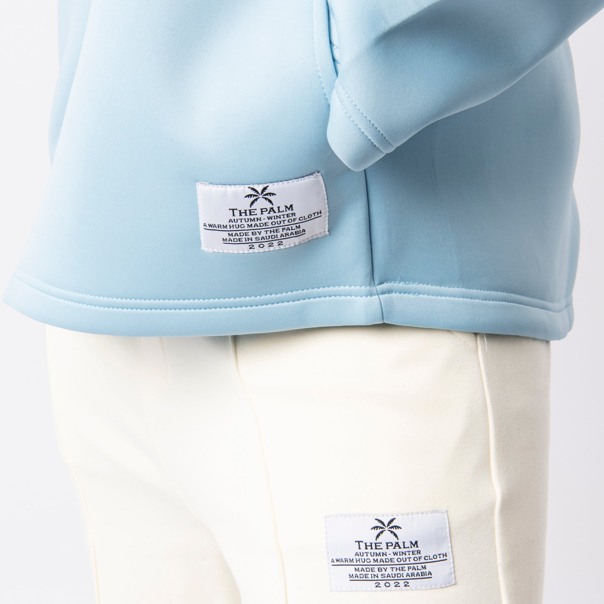 Light Blue Spring Oversize Hoodie From The Palm - WECRE8