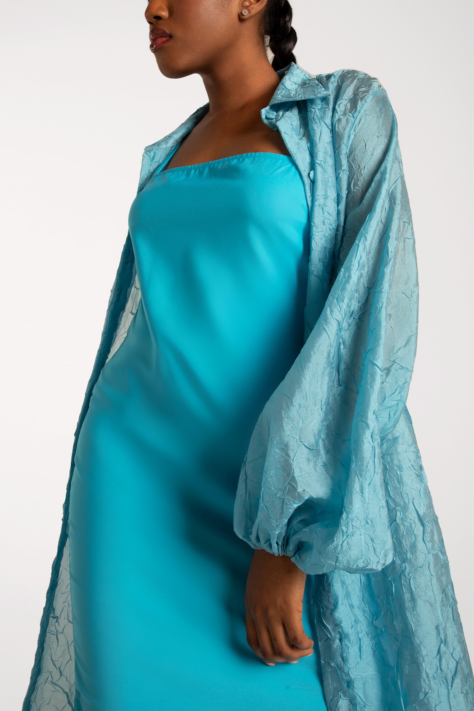 Turquoise Lobelia Maxi Dress by Baruni