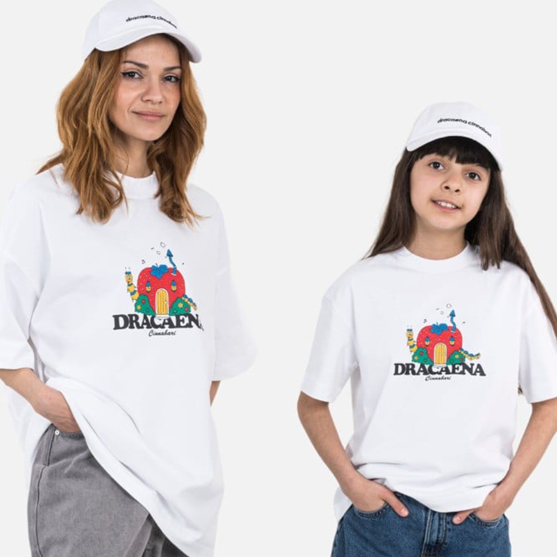 White Cotton T-shirt For Kids By Dracaena Cinnabari