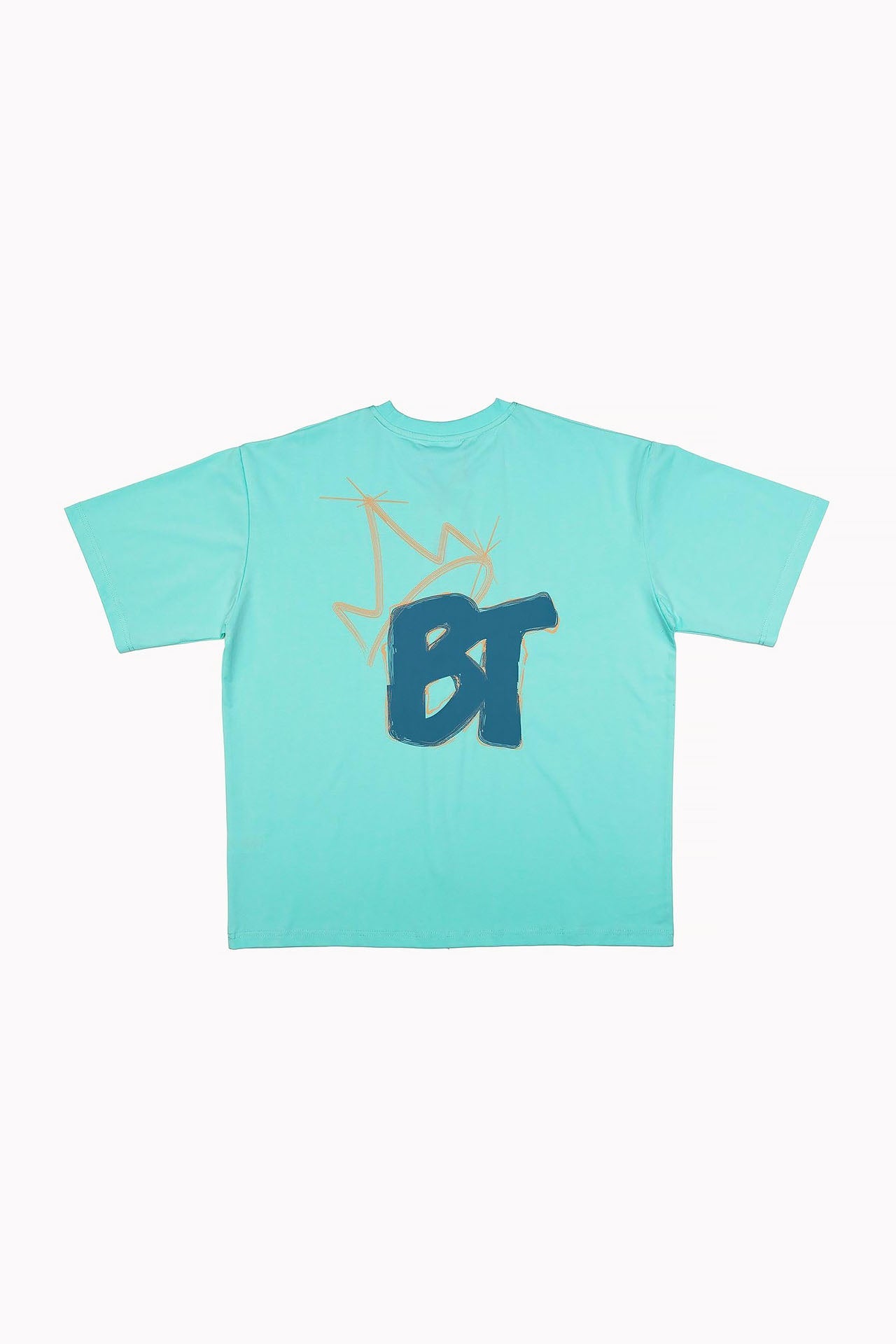 Turquoise T-shirt "Crown" by Brandtionary