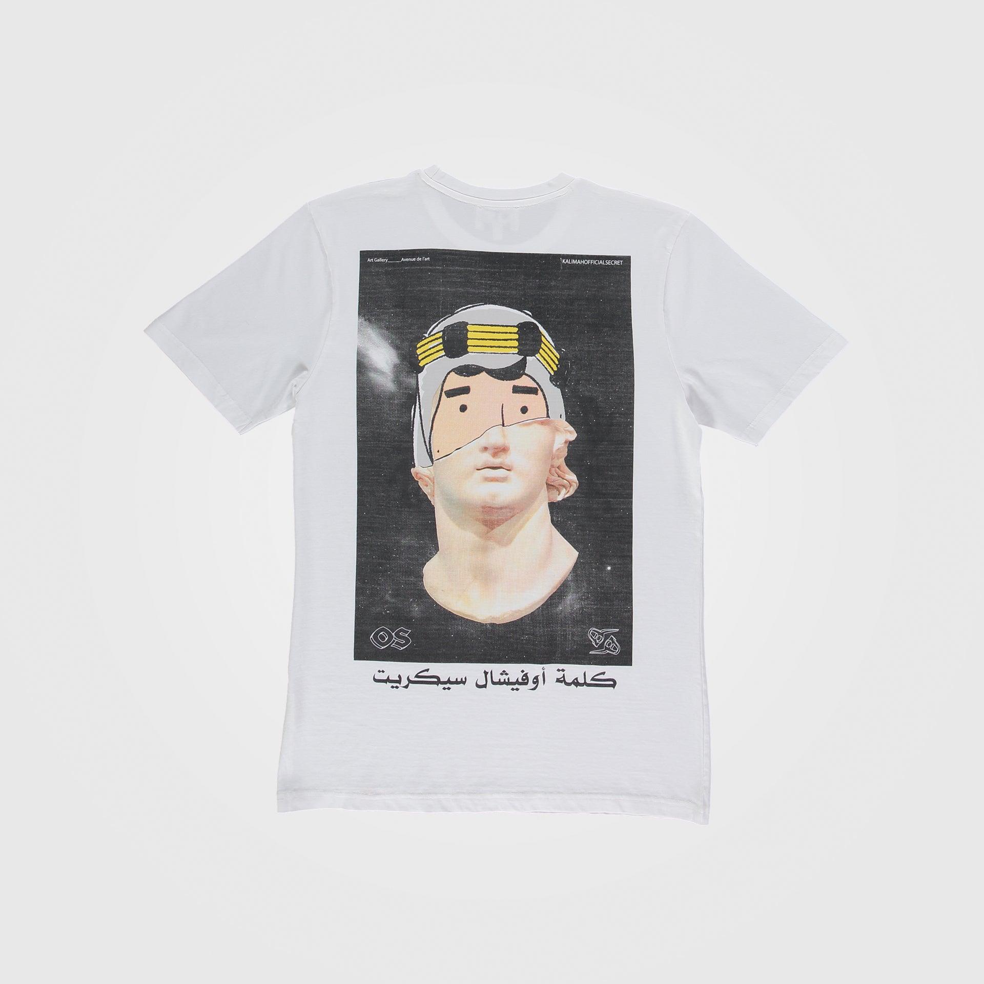 White Head Statue 100% Cotton T-Shirt From Official Secret - WECRE8