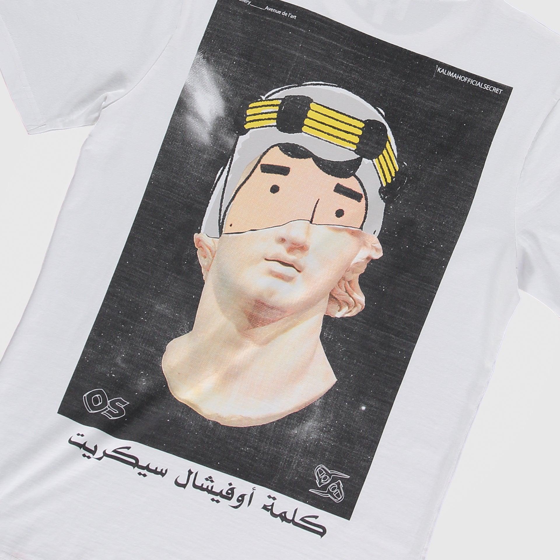 White Head Statue 100% Cotton T-Shirt From Official Secret - WECRE8