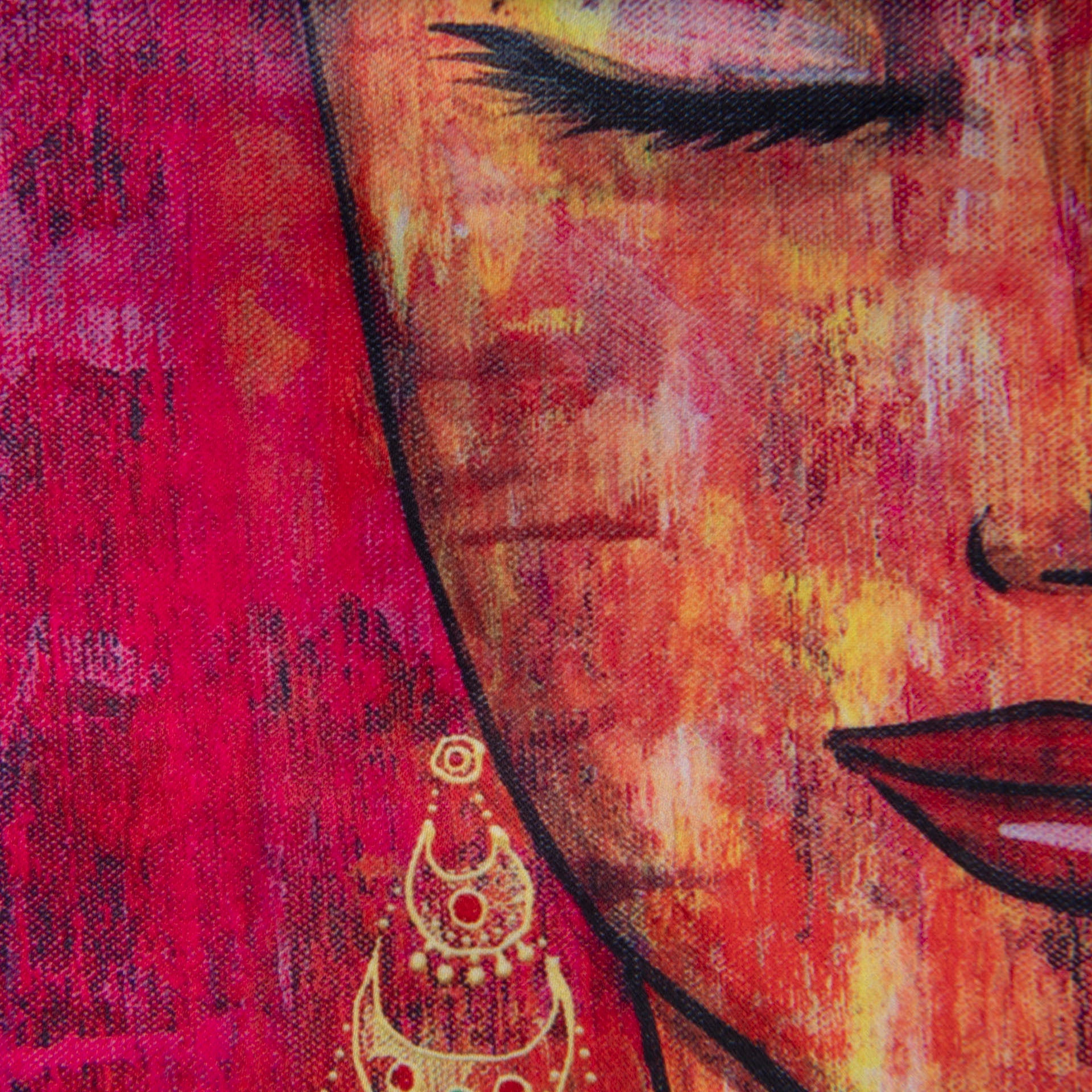 Woman in Gold Earring Bag By Dar Alfann - WECRE8