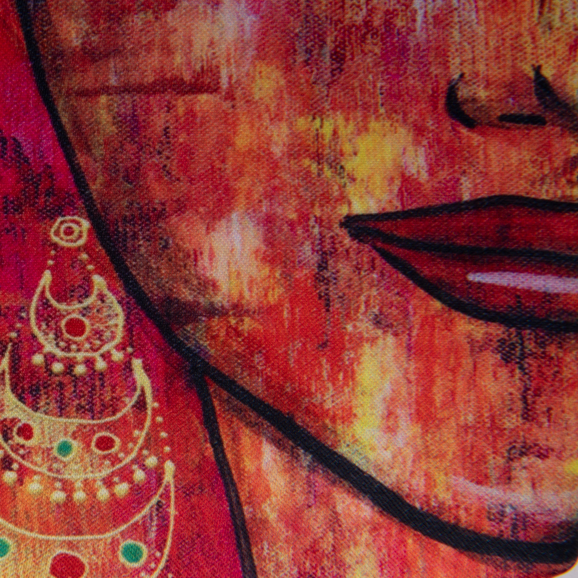 Woman in Gold Earring Cosmetic Bag By Dar Alfann - WECRE8