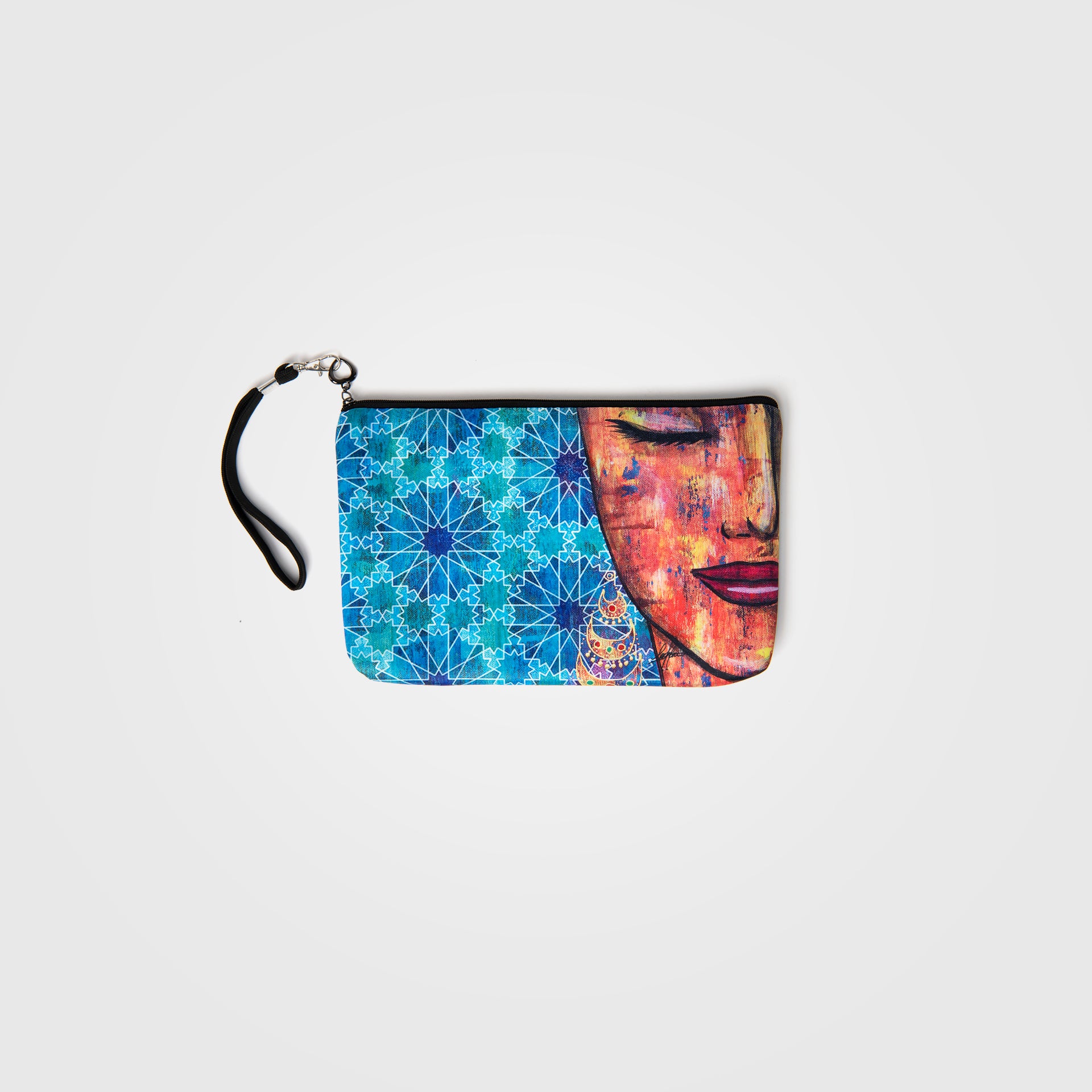 Woman in Gold Earring Firouz Bag By Dar Alfann - WECRE8