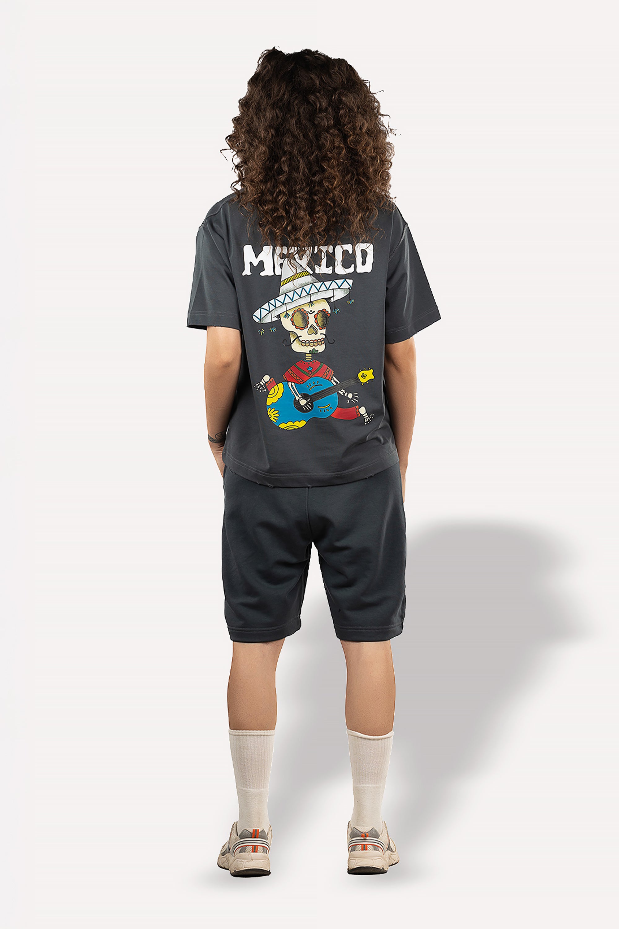 Grey Mexico Set of T-Shirt and Shorts by Maps