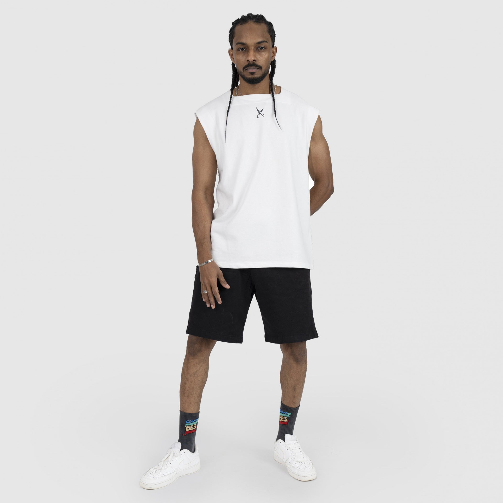White Square-cut T-shirt From Weaver Design