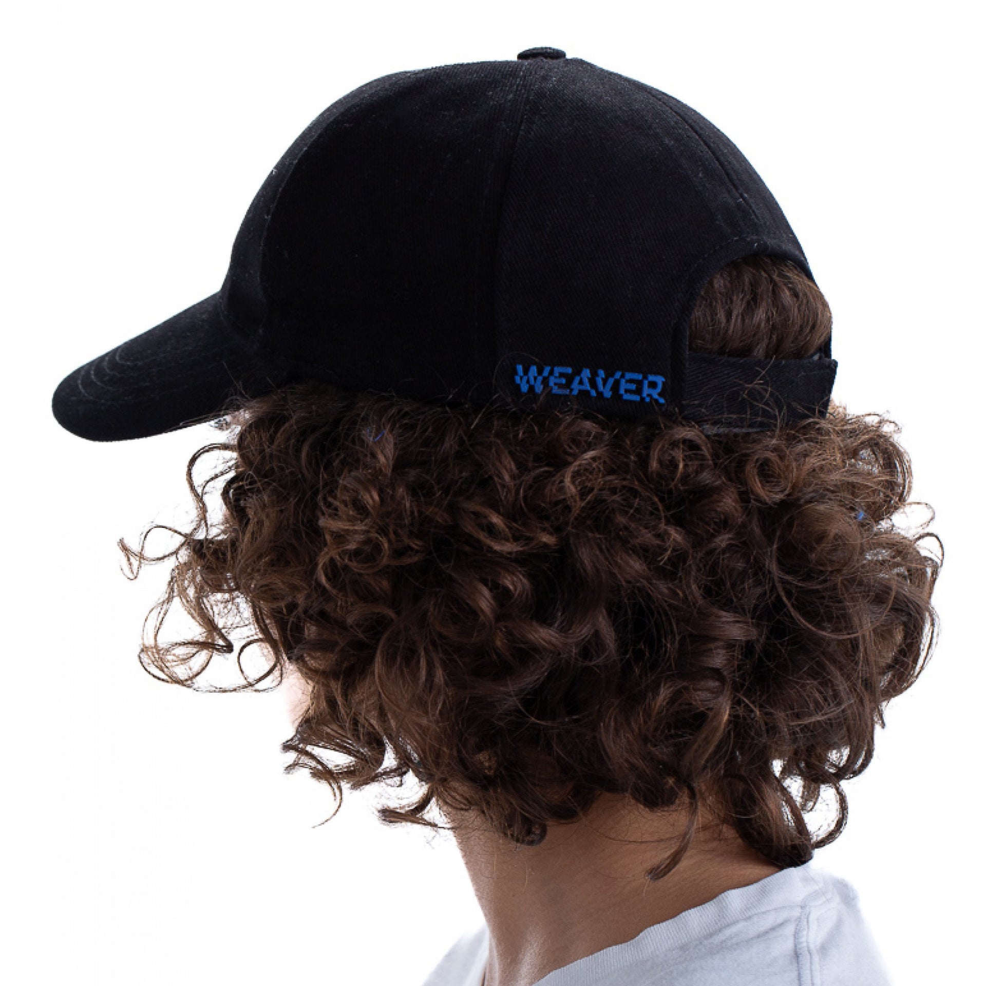 Black & Blue Cap By Weaver Design