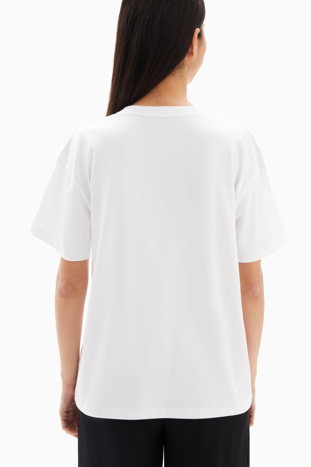 White Bow Print  T-shirt By WECRE8