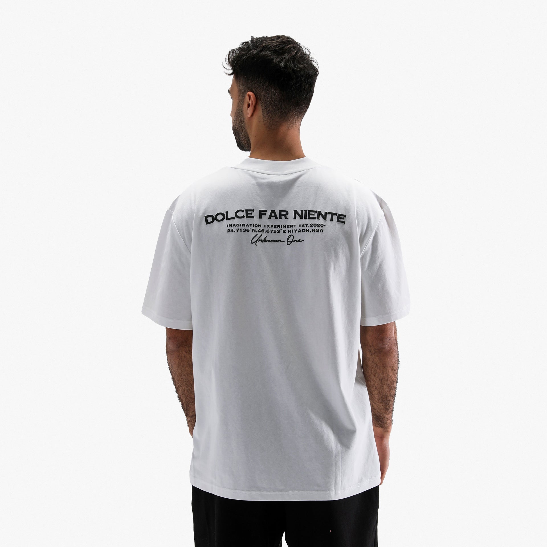 White Dolce Far Niente T-shirt From Unknown One