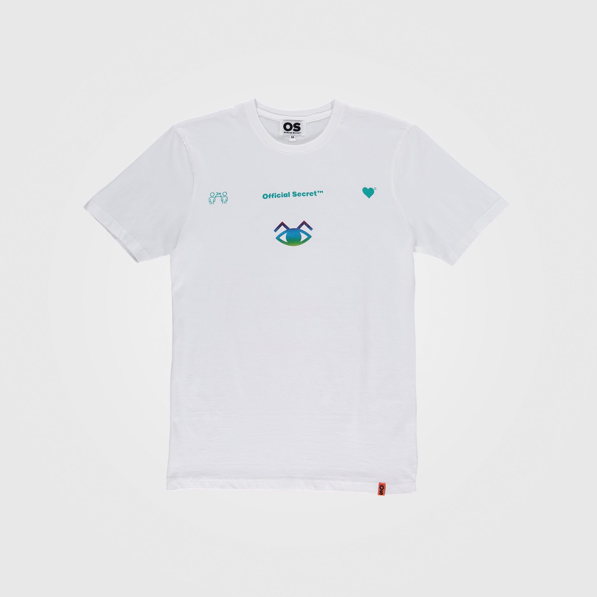 White Os No Photo 100% Cotton T-Shirt From Official Secret