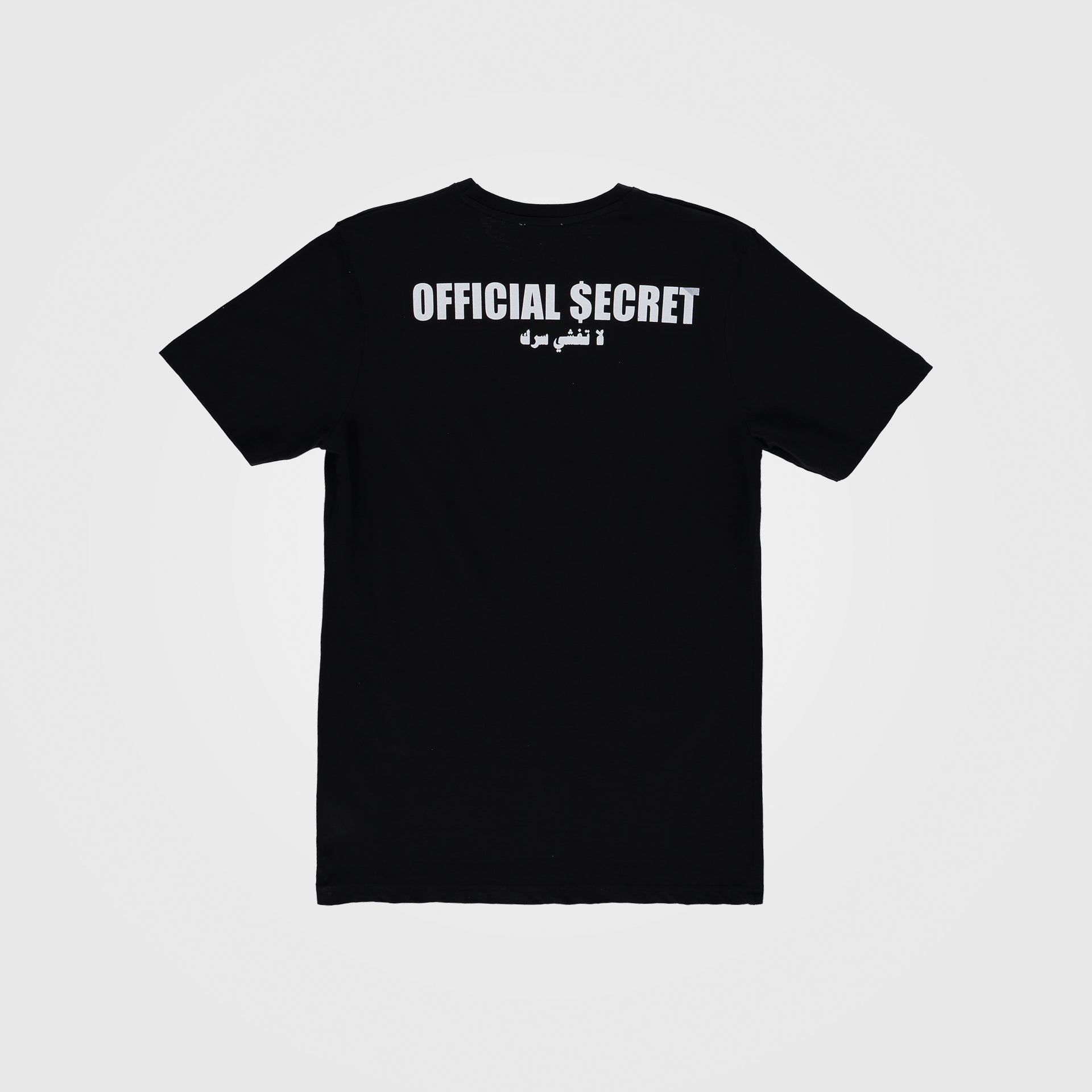 Black Mr. Cash Cotton T-shirt By Official Secret