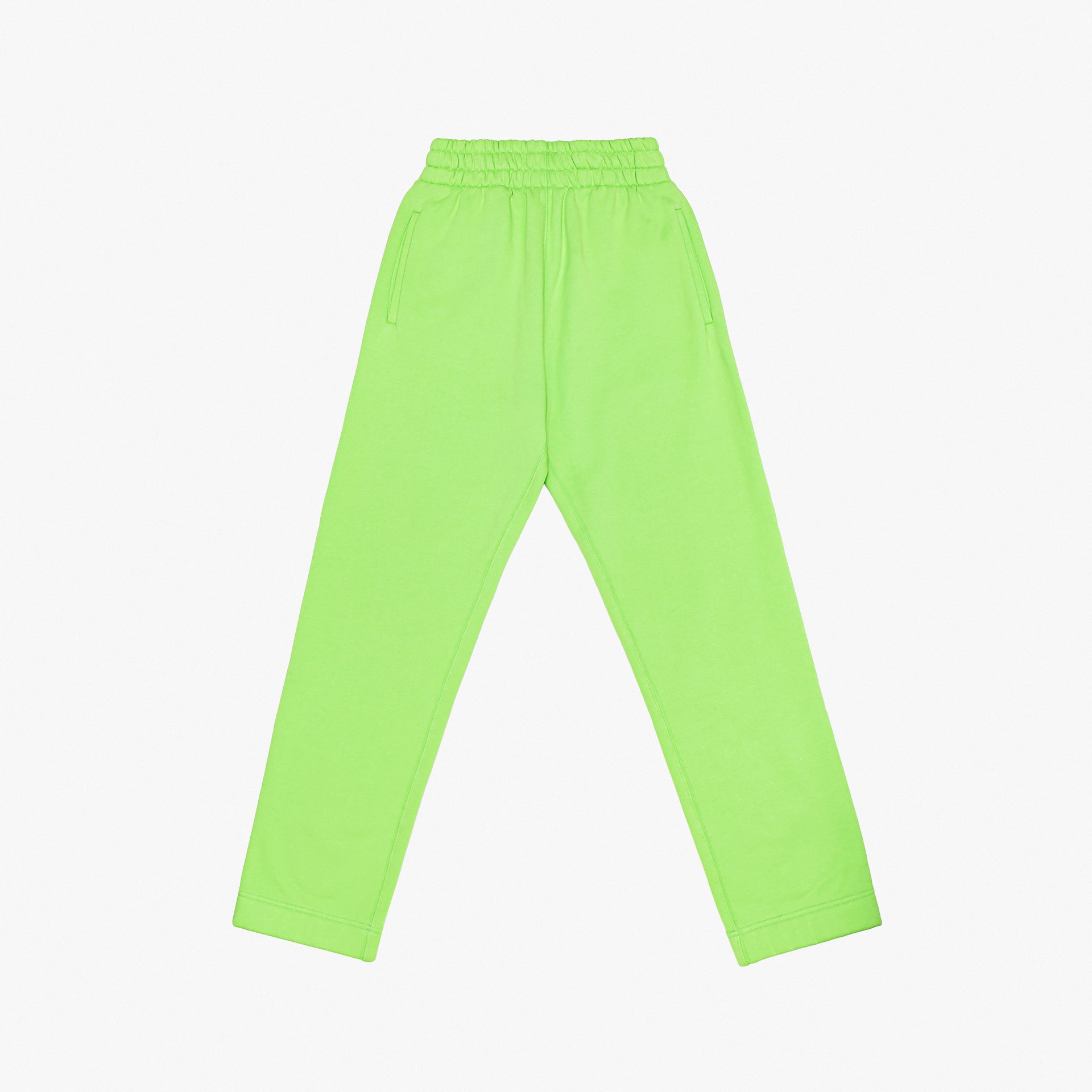 Unisex Lime Green MZ Classic Heavyweight Pants by Mazrood