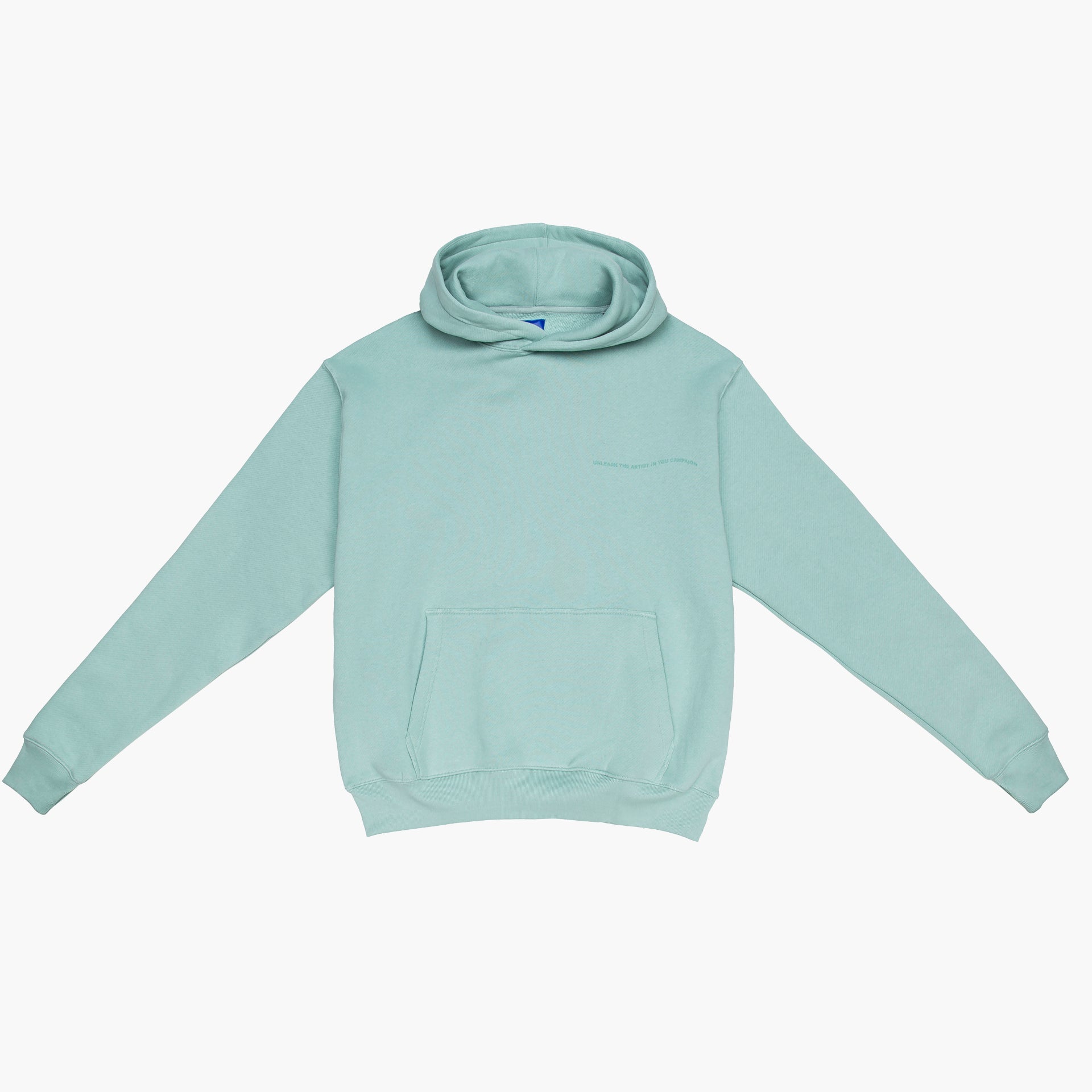 Unisex Light Blue Mazrood Logo Hoodie by Mazrood