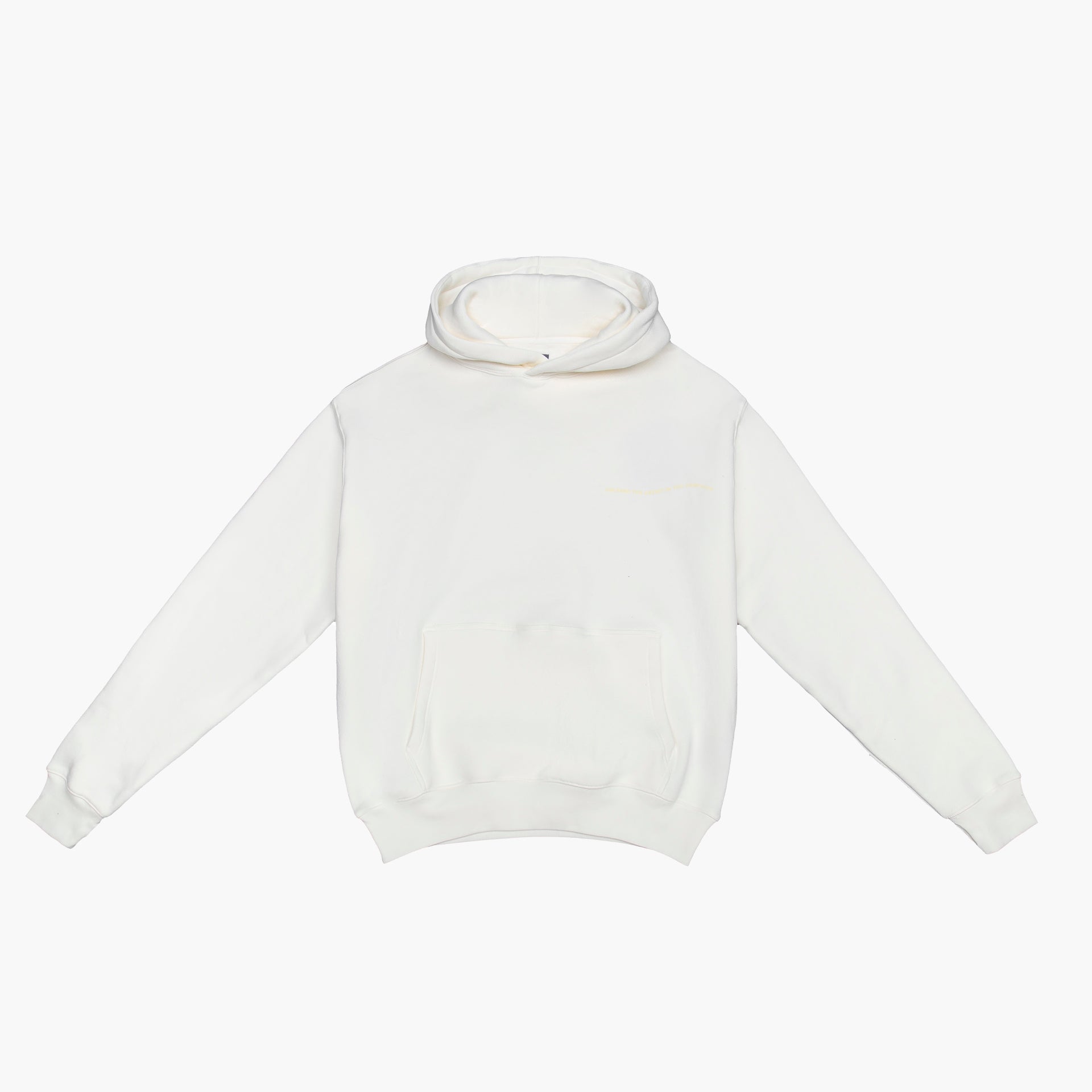 Unisex White Mazrood Logo Hoodie by Mazrood