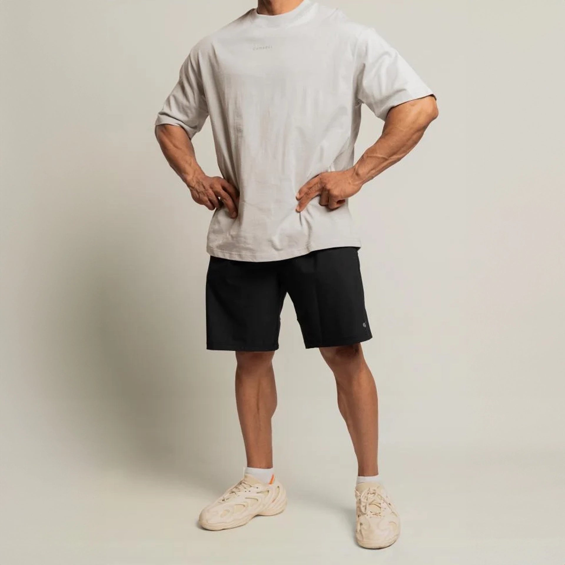 Men's Gray Essential Oversized T-Shirt by Camapel