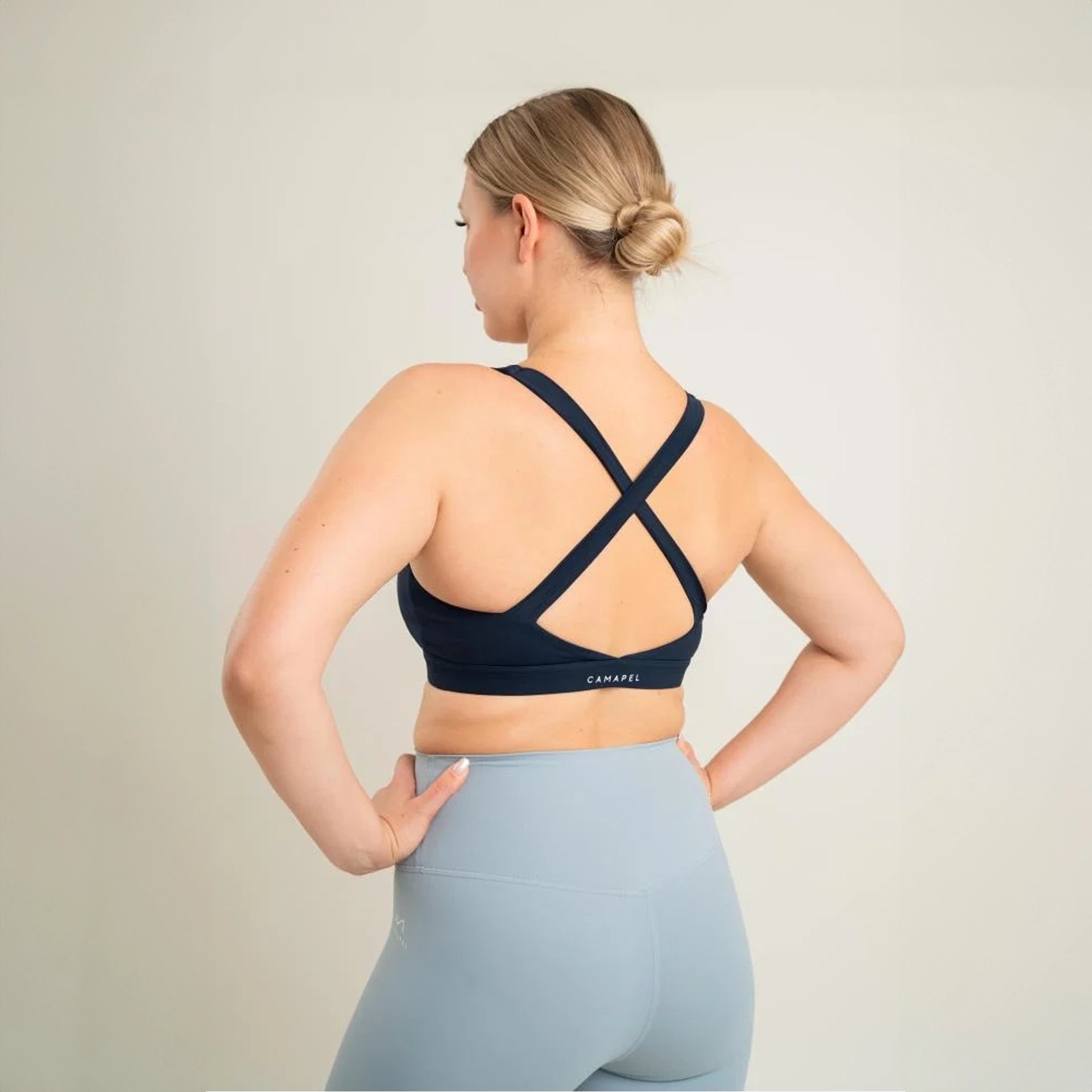 Navy Core High Support Bra by Camapel