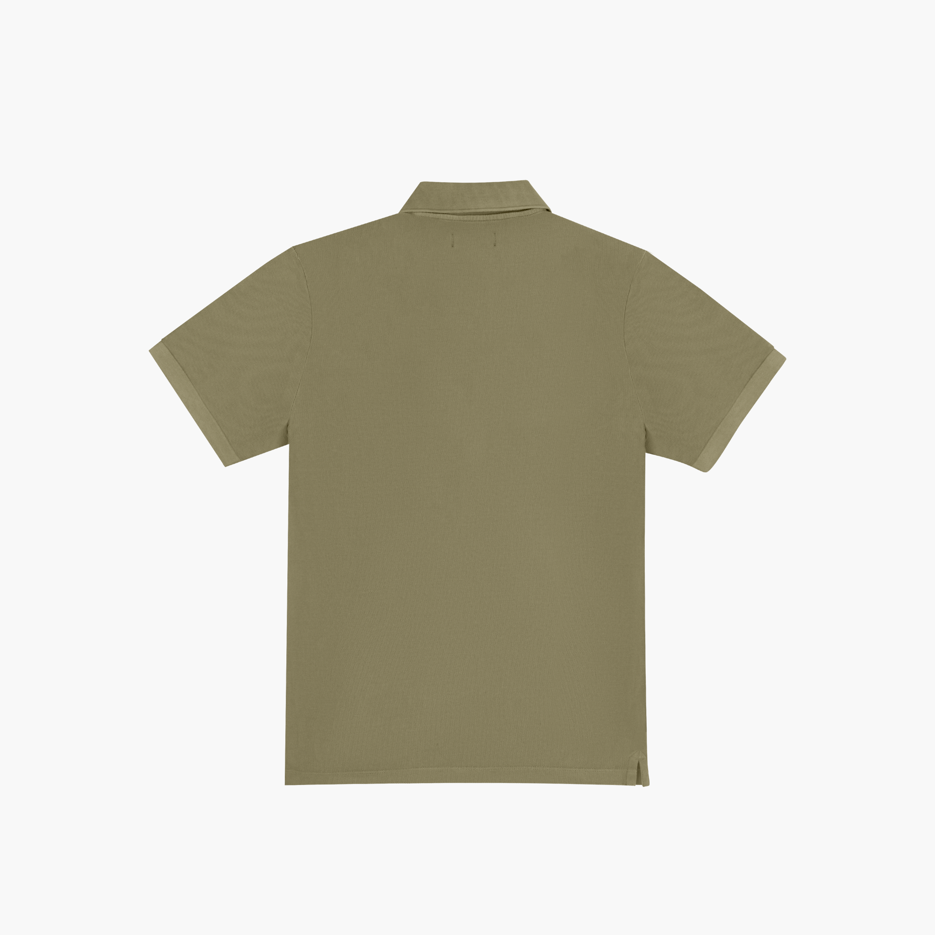 Unisex Classic Olive Green Polo Shirt By 1886