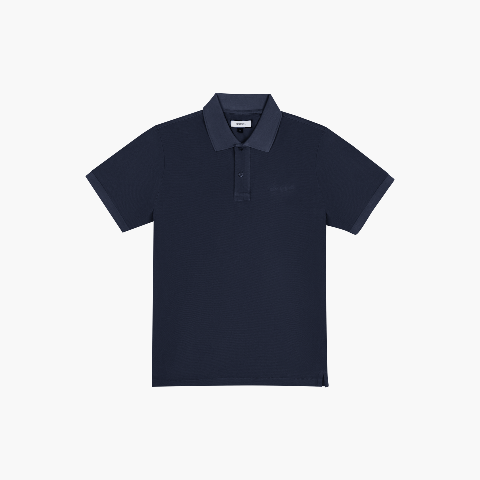 Unisex Classic Navy Polo Shirt By 1886