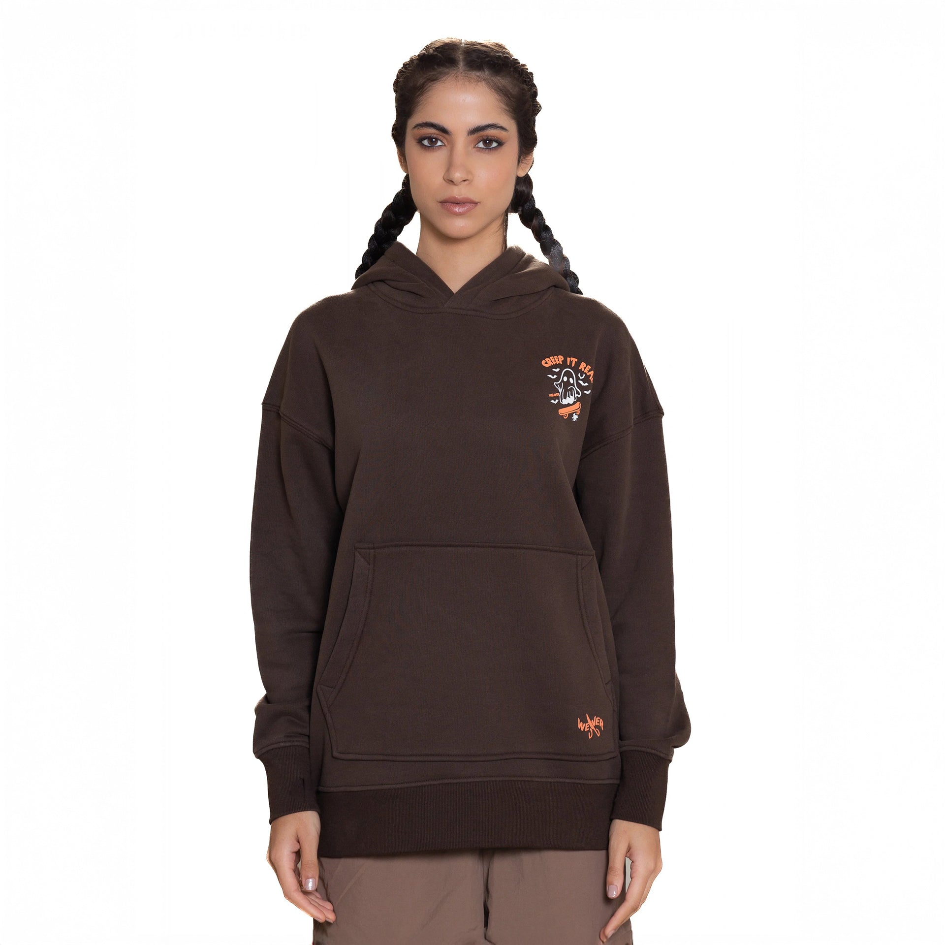 Brown Casper Hoodie By Weaver Design