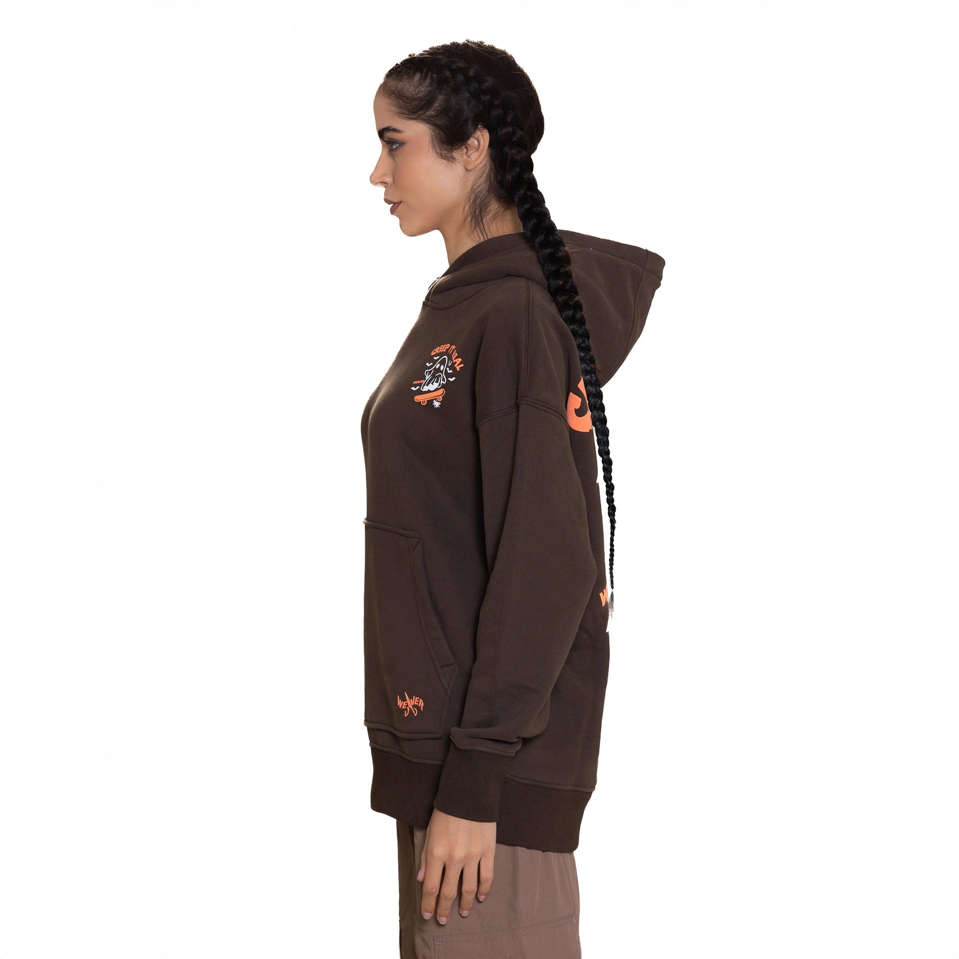 Brown Casper Hoodie By Weaver Design