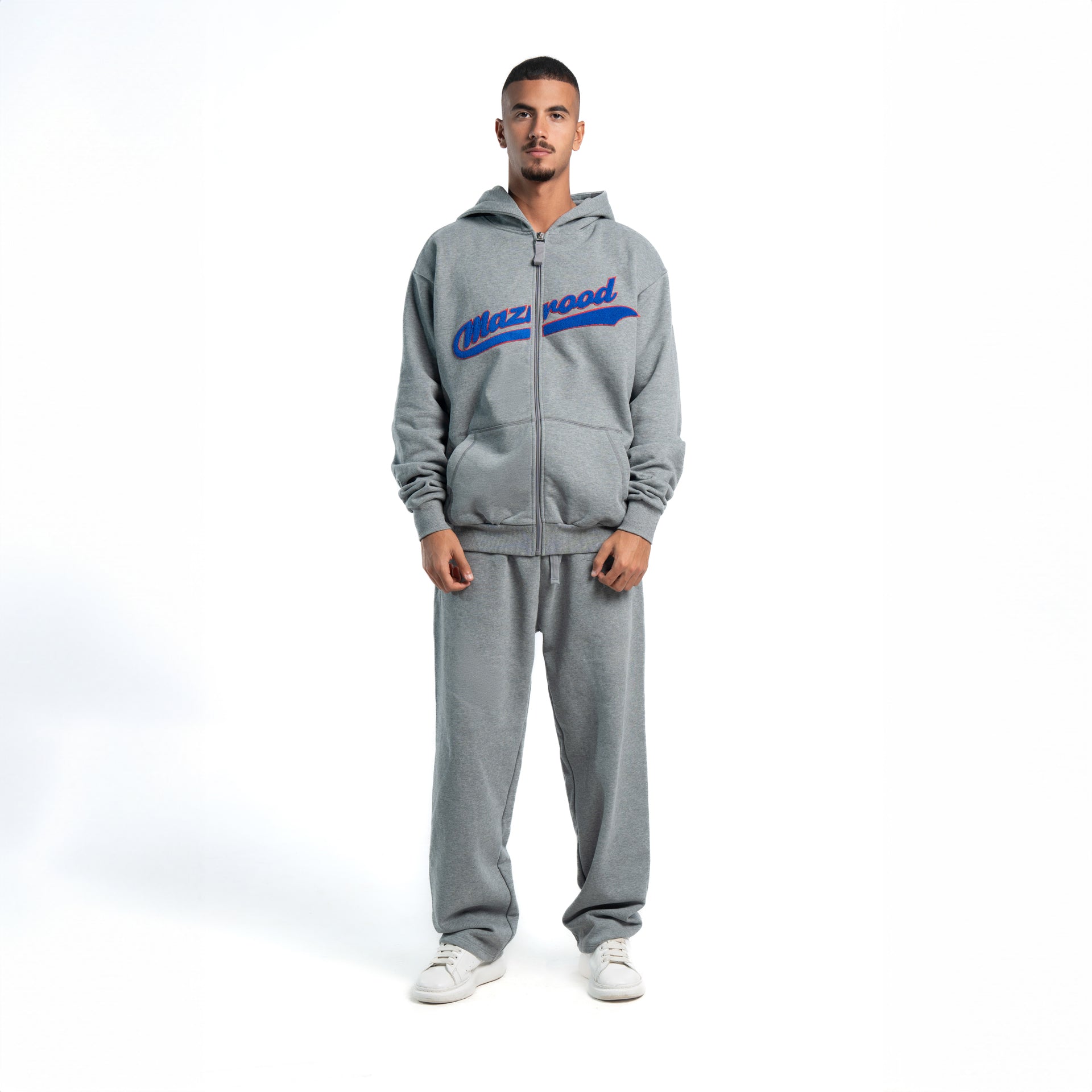 Unisex Gray Next Move Sweatpants by Mazrood