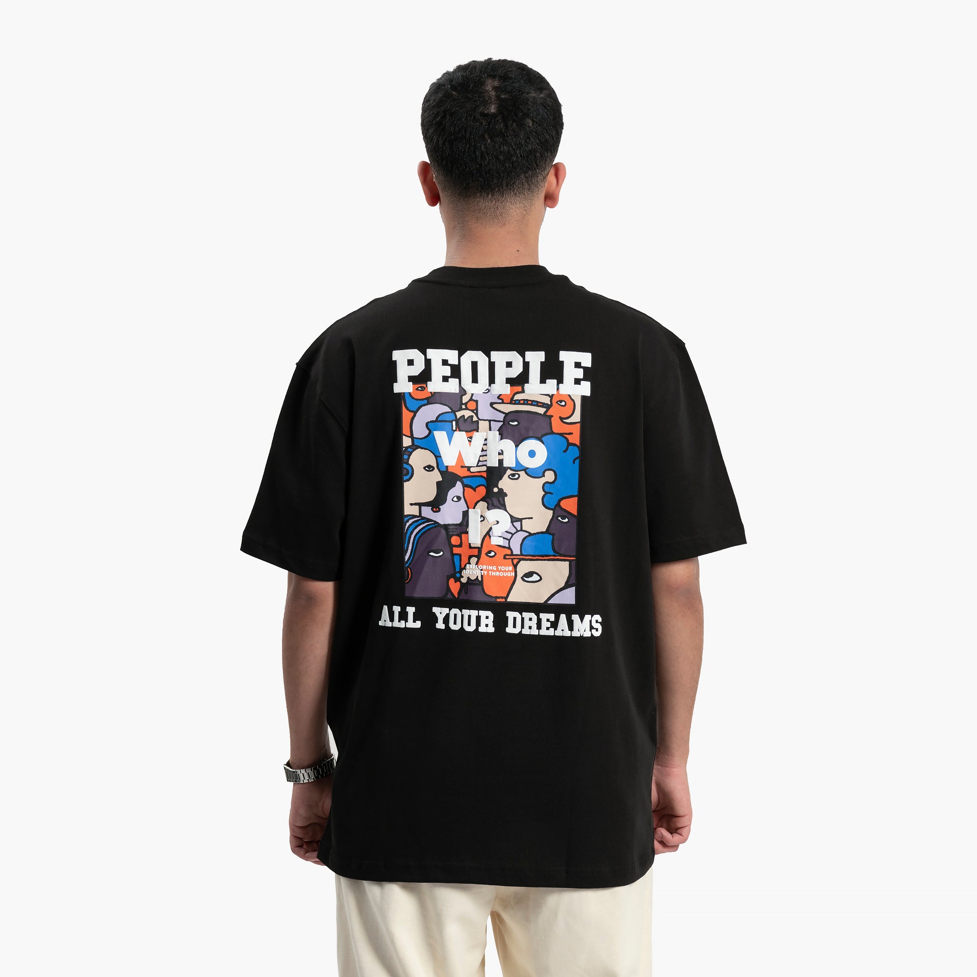 Men Black People T-shirt By WECRE8