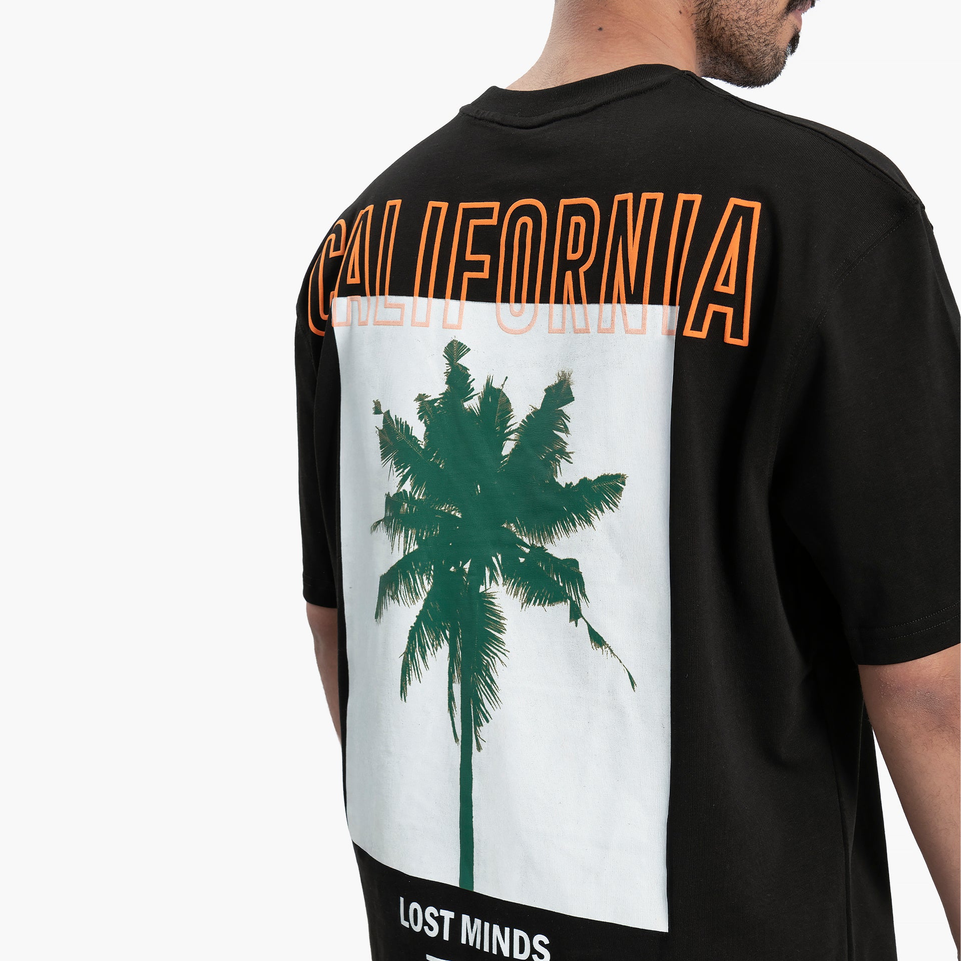 Men's Black California T-shirt By WECRE8