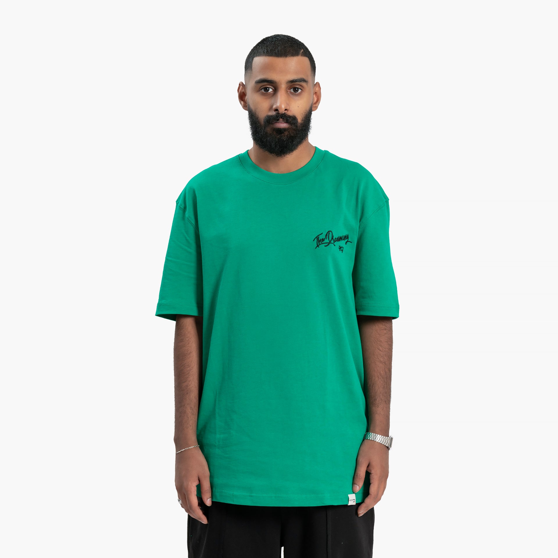 Men Green Dreaming T-shirt By WECRE8